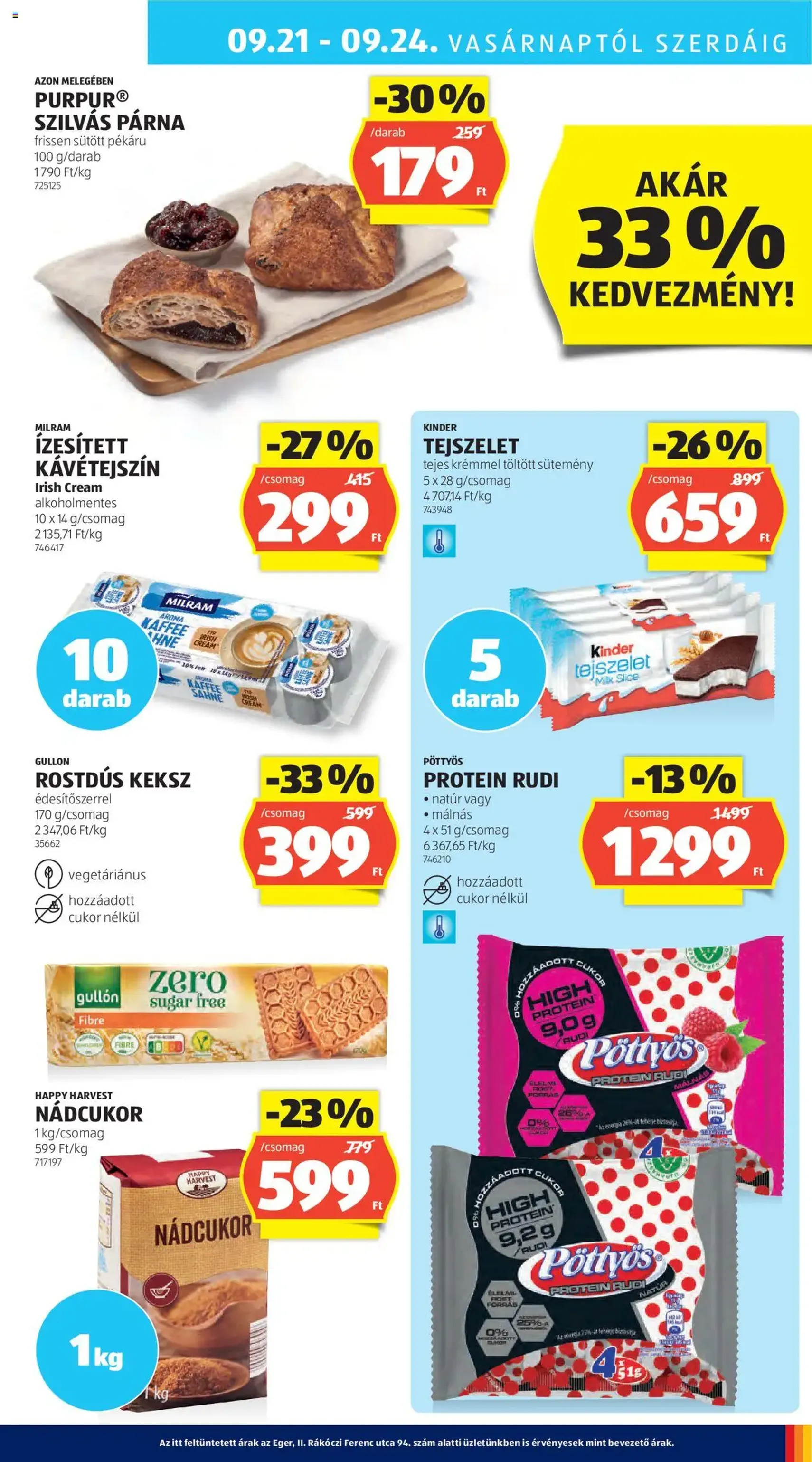 Aldi Akciós újság - 2025.09.18. érvényes szórólap 25 oldal 41 oldalból Aldi Akciós újság - 2025.09.18. érvényes szórólap 25 oldal 41 oldalból