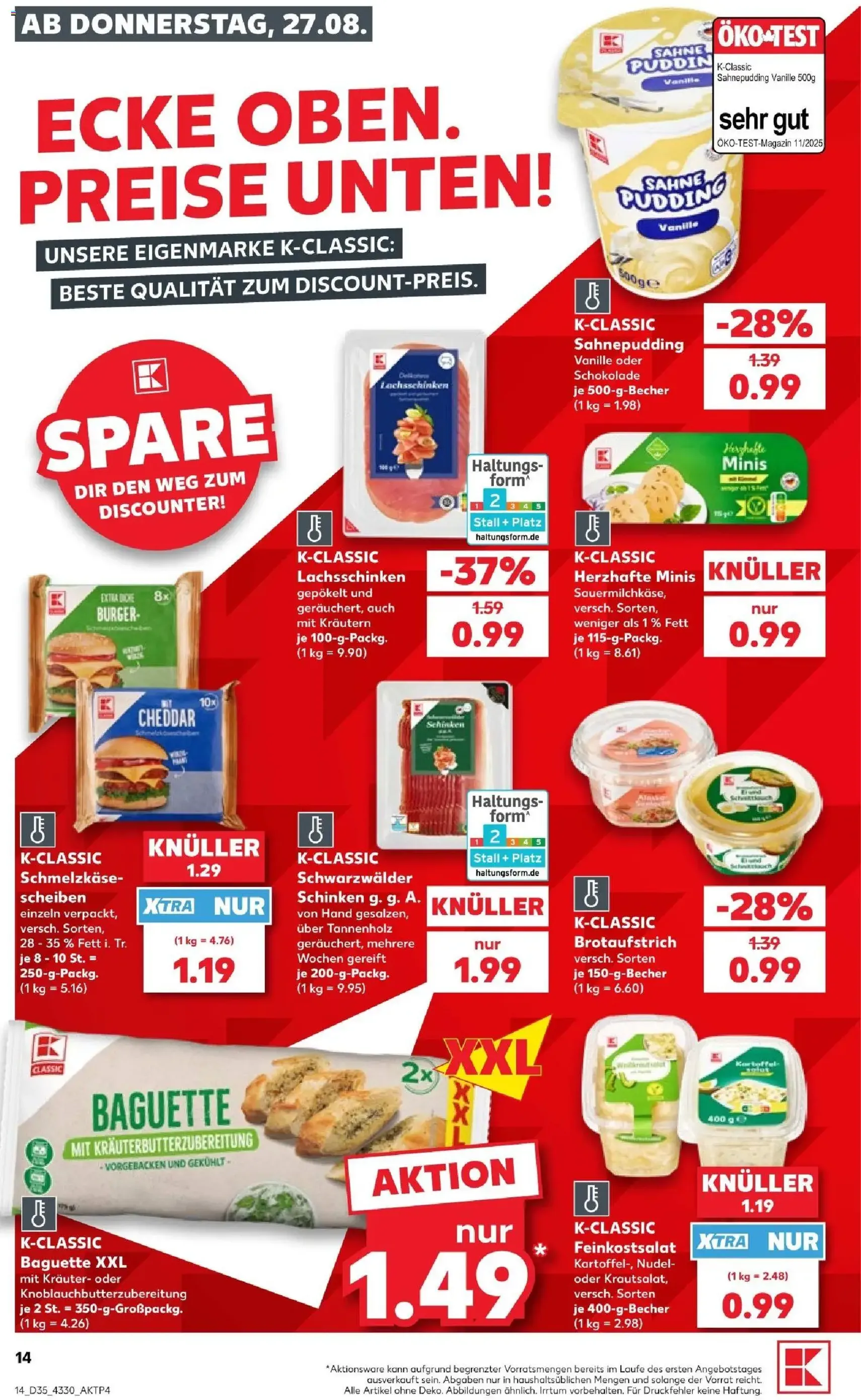 Kaufland Prospekt - Gültiger Prospekt ab 27.08.2026, Seite 14 von insgesamt 60