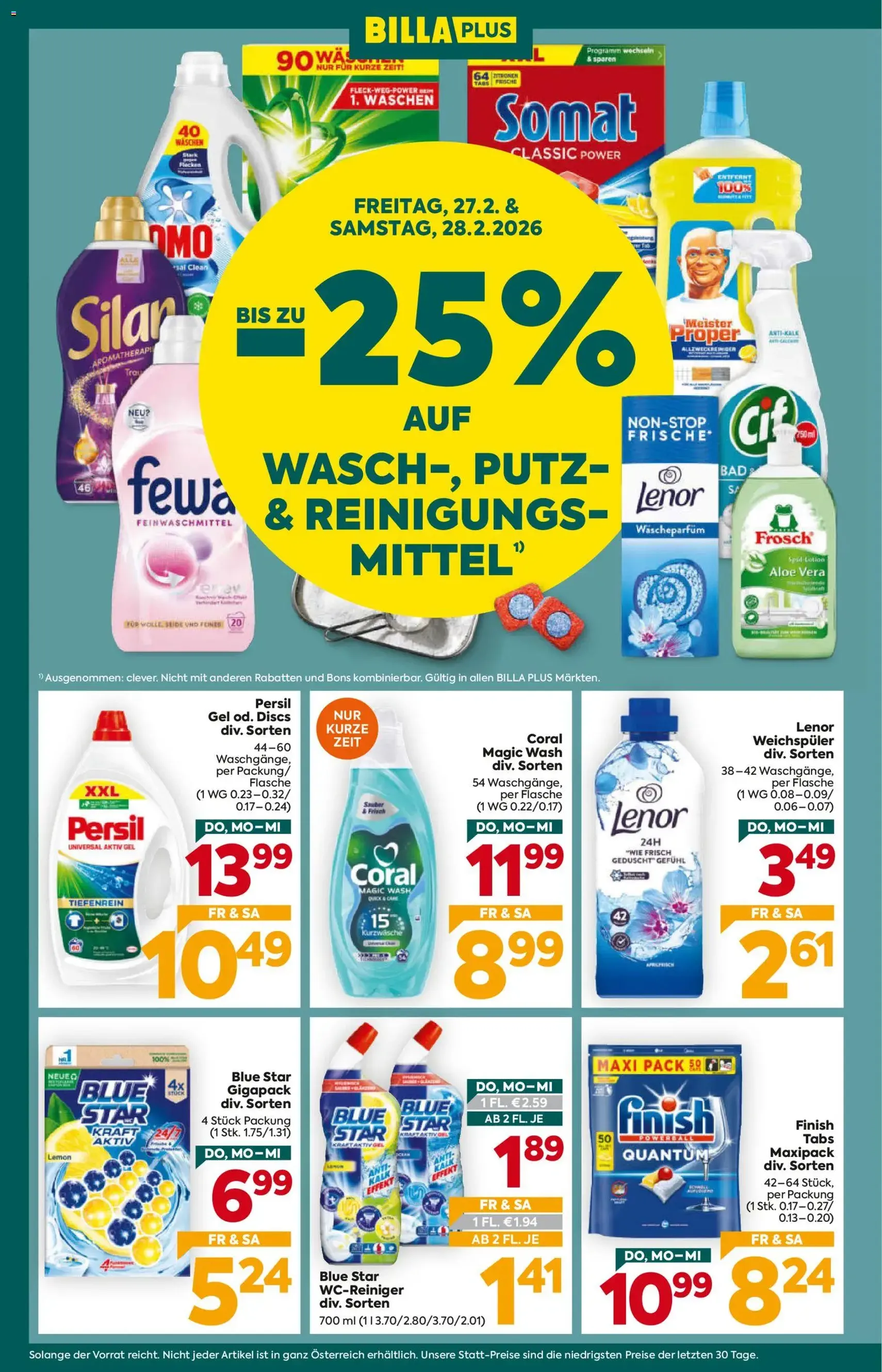 Billa Plus Flugblatt - Gültiger Prospekt ab 26.02.2026, Seite 2 von insgesamt 16