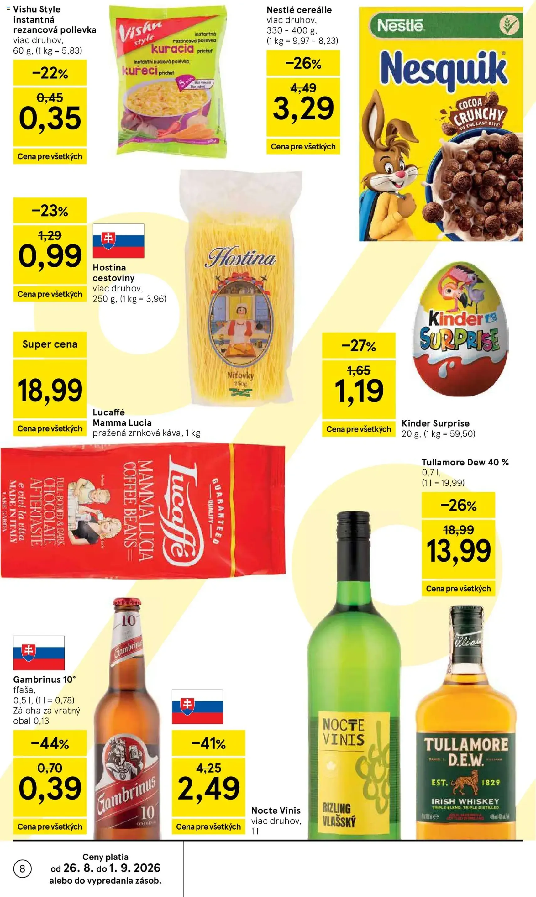 Tesco Hypermarket - leták - platný leták od 26.08.2026 strana 8 z 58