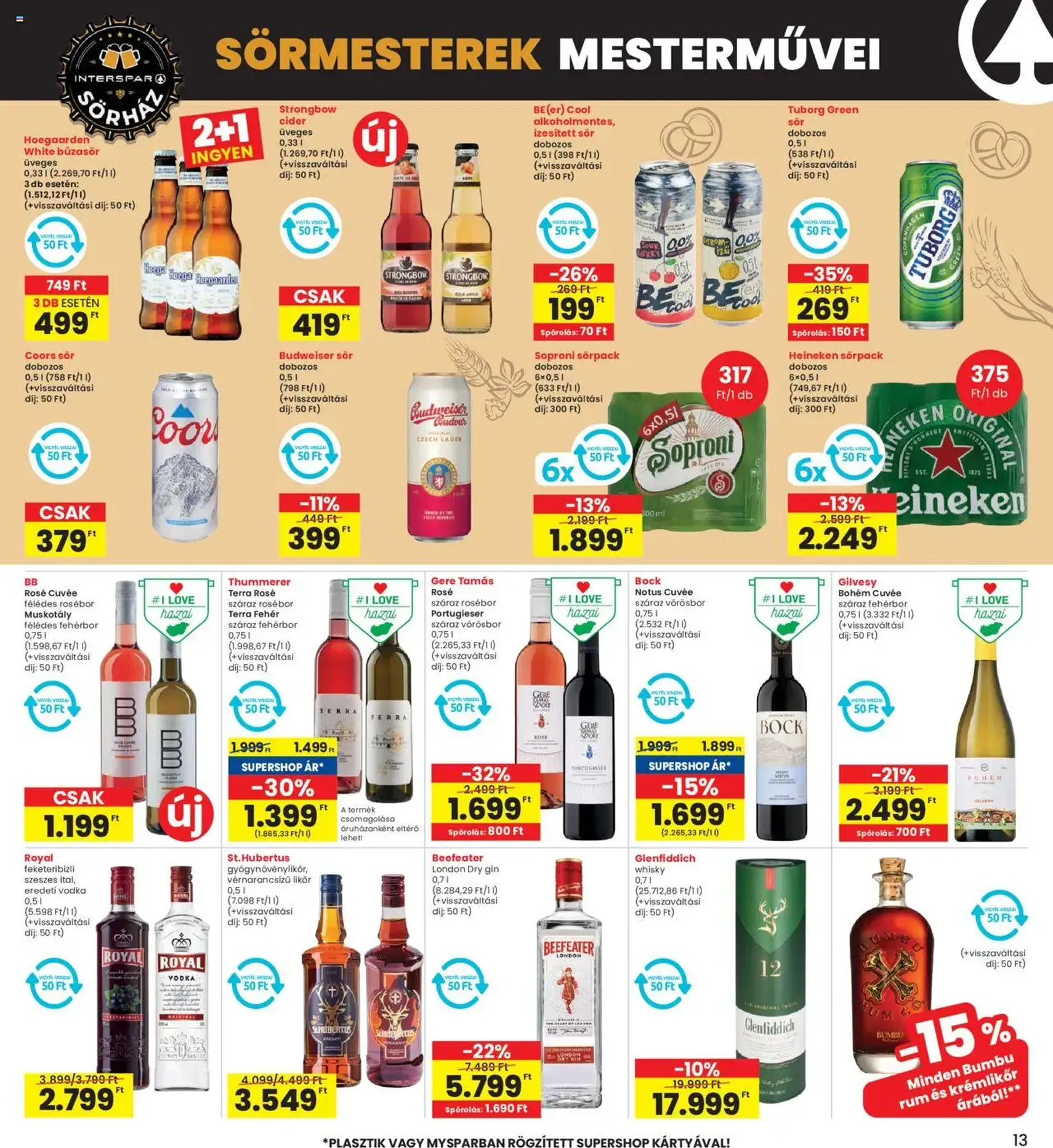 Interspar Akciós újság - 2025.08.28. érvényes szórólap 13 oldal 20 oldalból Interspar Akciós újság - 2025.08.28. érvényes szórólap 13 oldal 20 oldalból