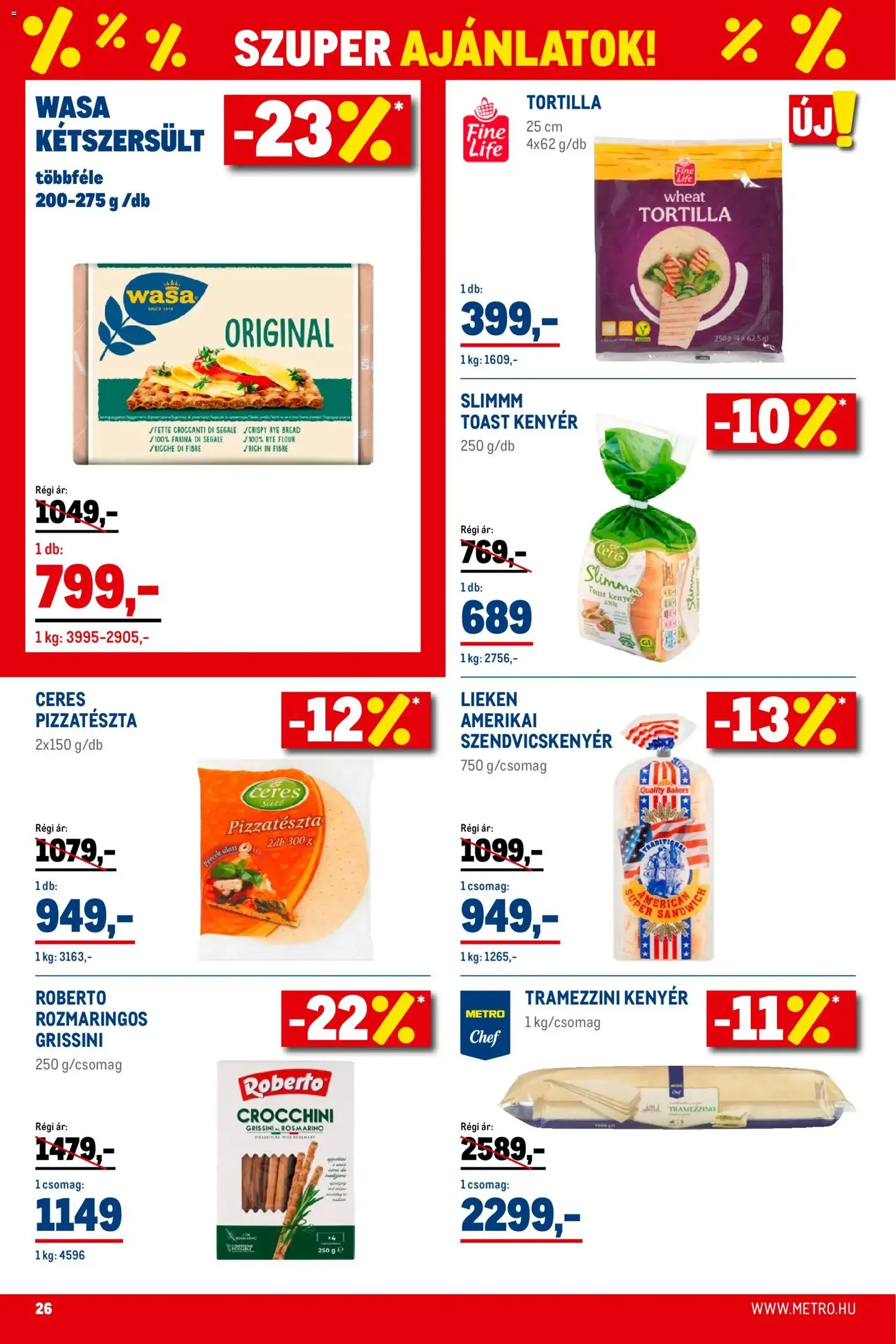 Metro - Élelmiszer és Szezonális katalógus 2026/01 - 2026.01.02. érvényes szórólap 26 oldal 40 oldalból