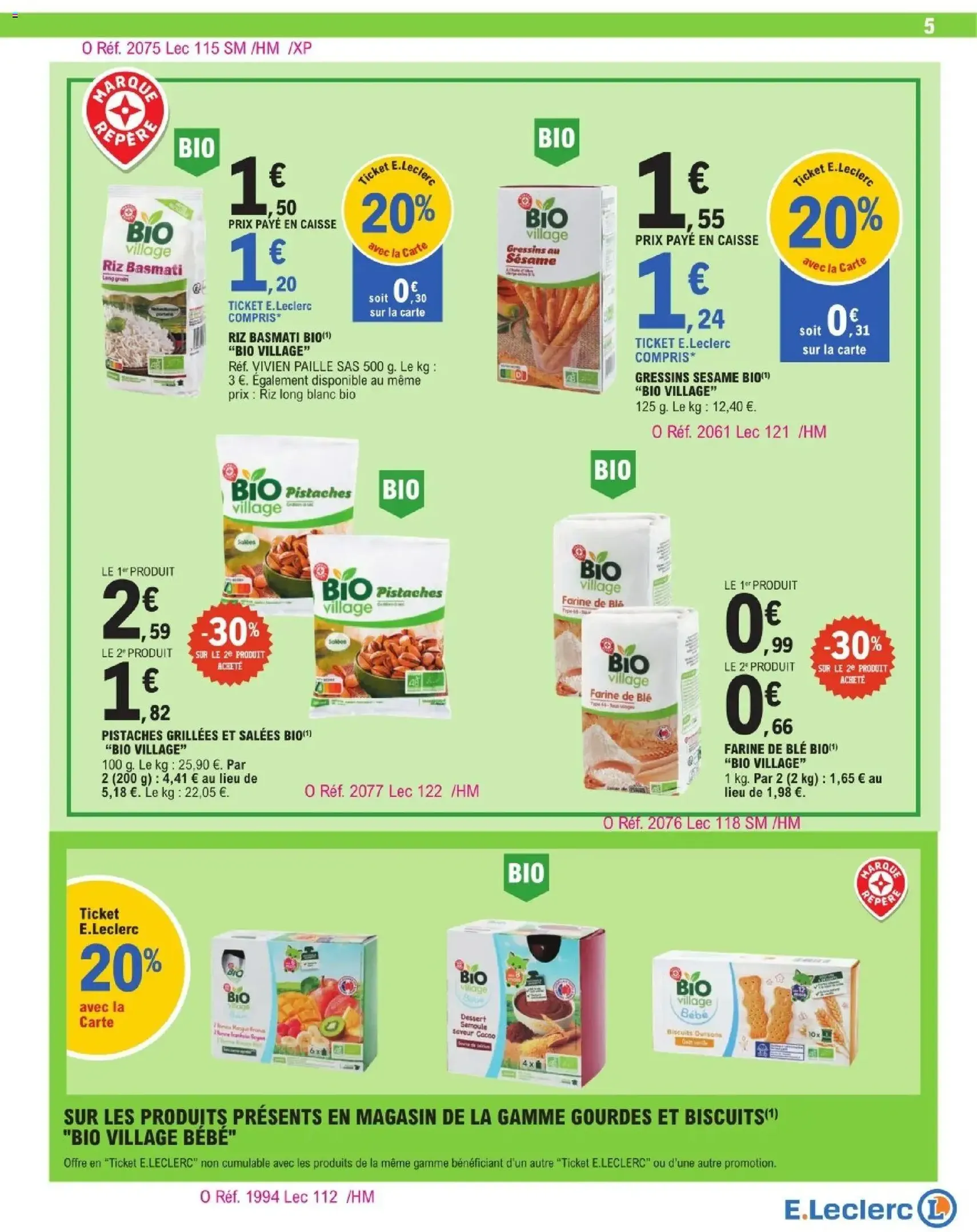 E.Leclerc catalogue de la semaine 22 - brochure valable à partir du 26/05/2026, page 5 sur 66