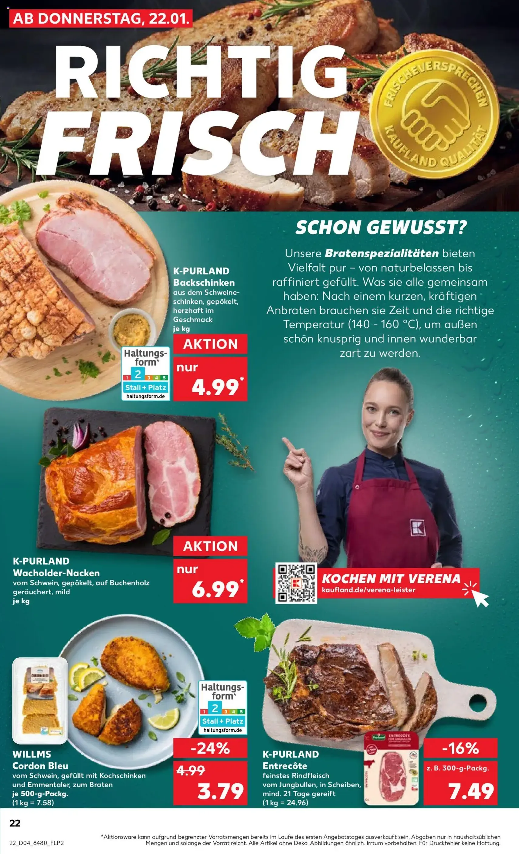 Kaufland Prospekt - Gültiger Prospekt ab 22.01.2026, Seite 22 von insgesamt 59