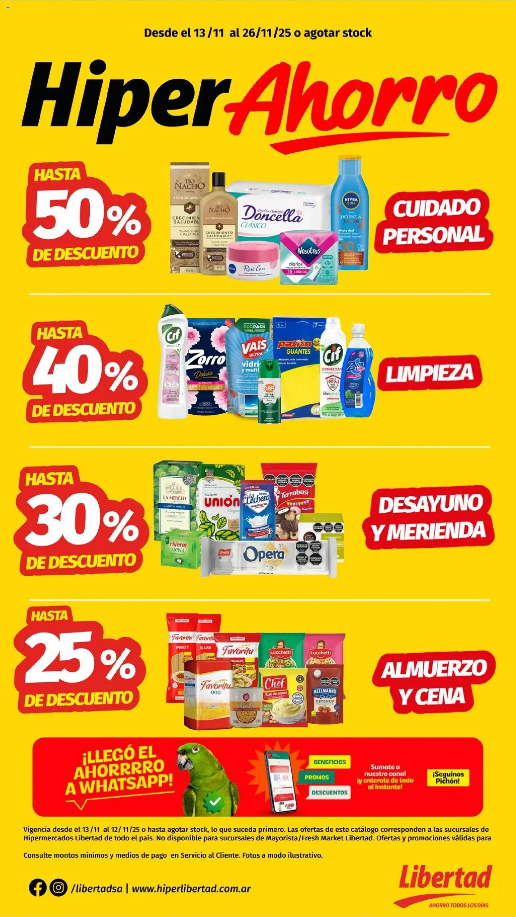 Hipermercado Libertad catálogo - folleto válido desde 13/11/2025 página 1 de 11