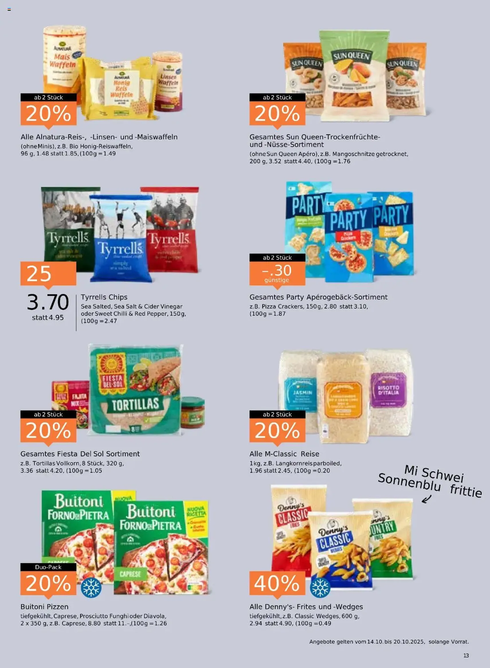 Migros Aktionen - Gültiger Prospekt ab 14.10.2025, Seite 13 von insgesamt 24 Migros Aktionen - Gültiger Prospekt ab 14.10.2025, Seite 13 von insgesamt 24