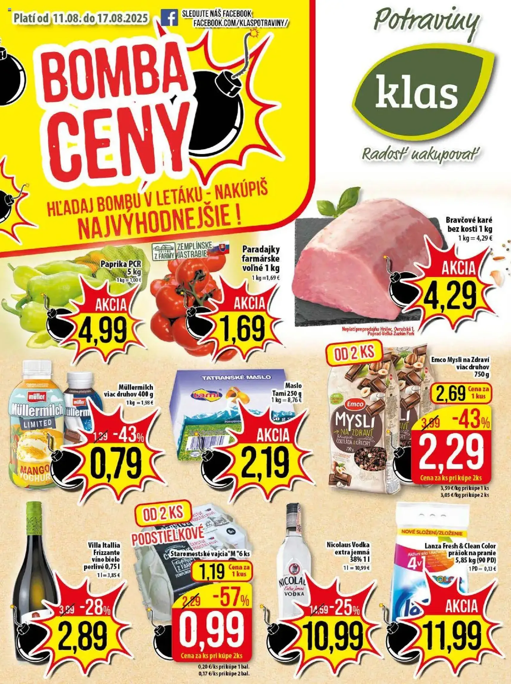 Klas leták - platný leták od 11.08.2025 strana 1 z 21