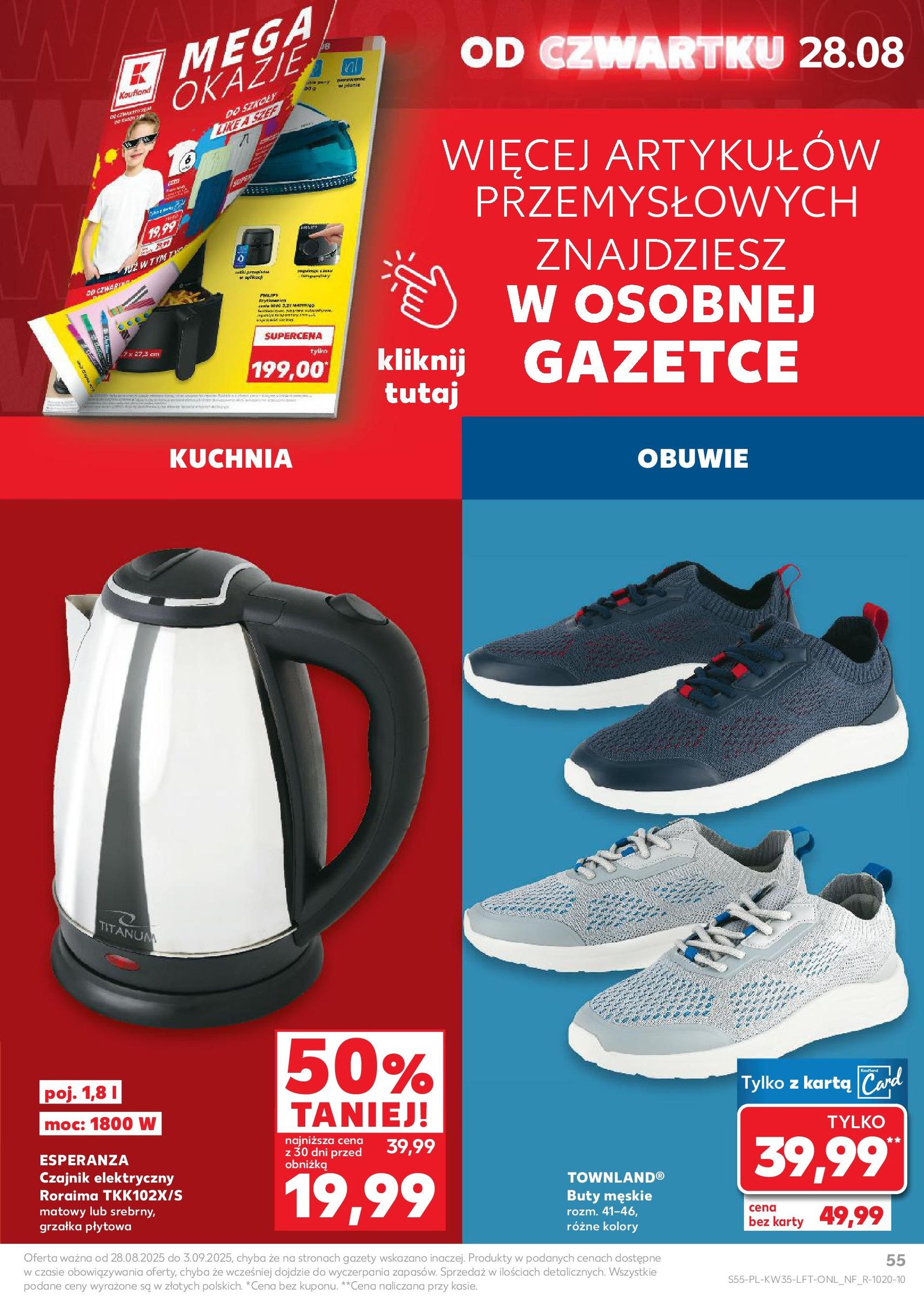 Kaufland gazetka - ważny gazetka od 28.08.2025 strona 55 z 56 Kaufland gazetka - ważny gazetka od 28.08.2025 strona 55 z 56