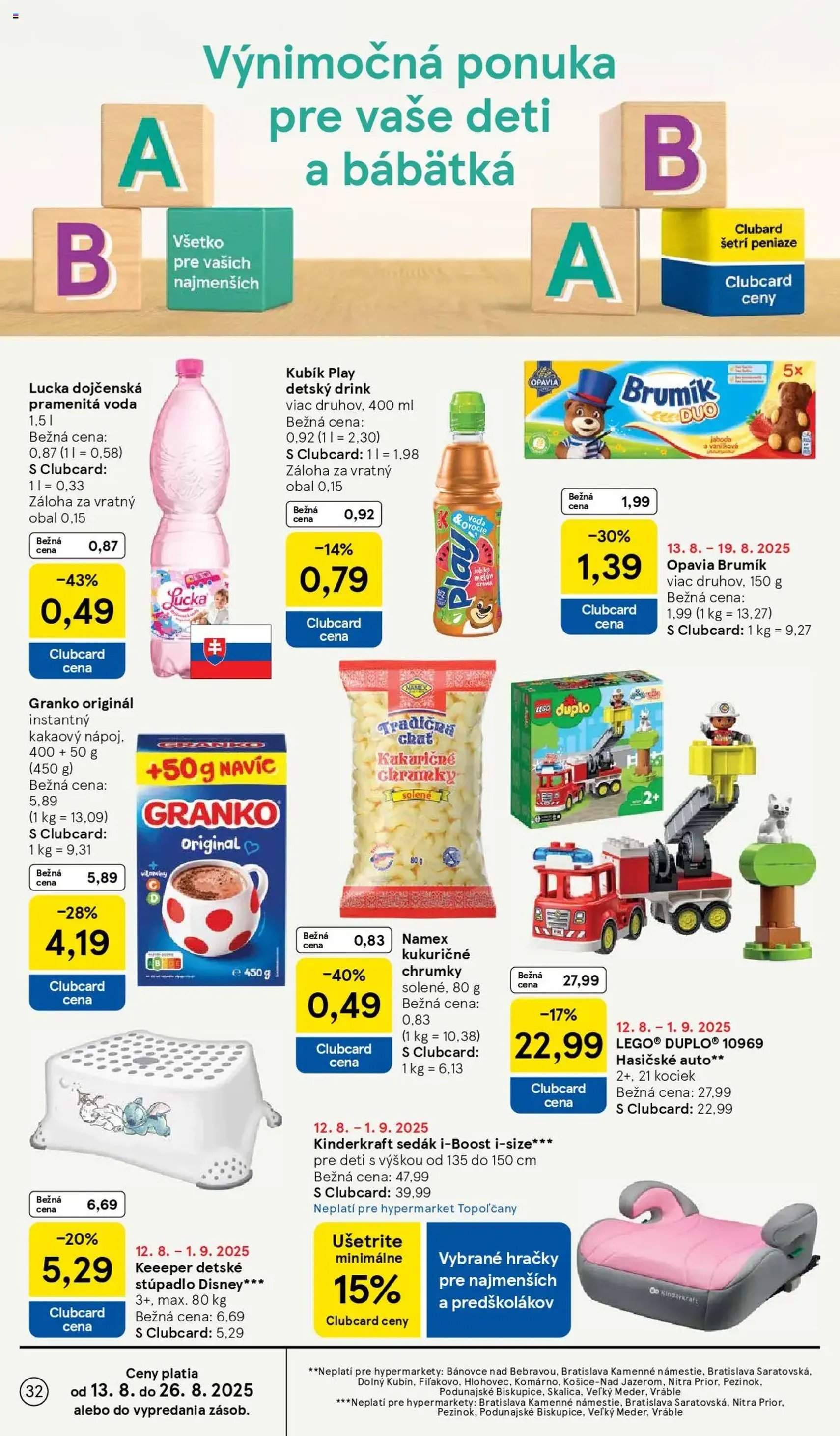 Tesco Hypermarket - leták - platný leták od 13.08.2025 strana 32 z 43