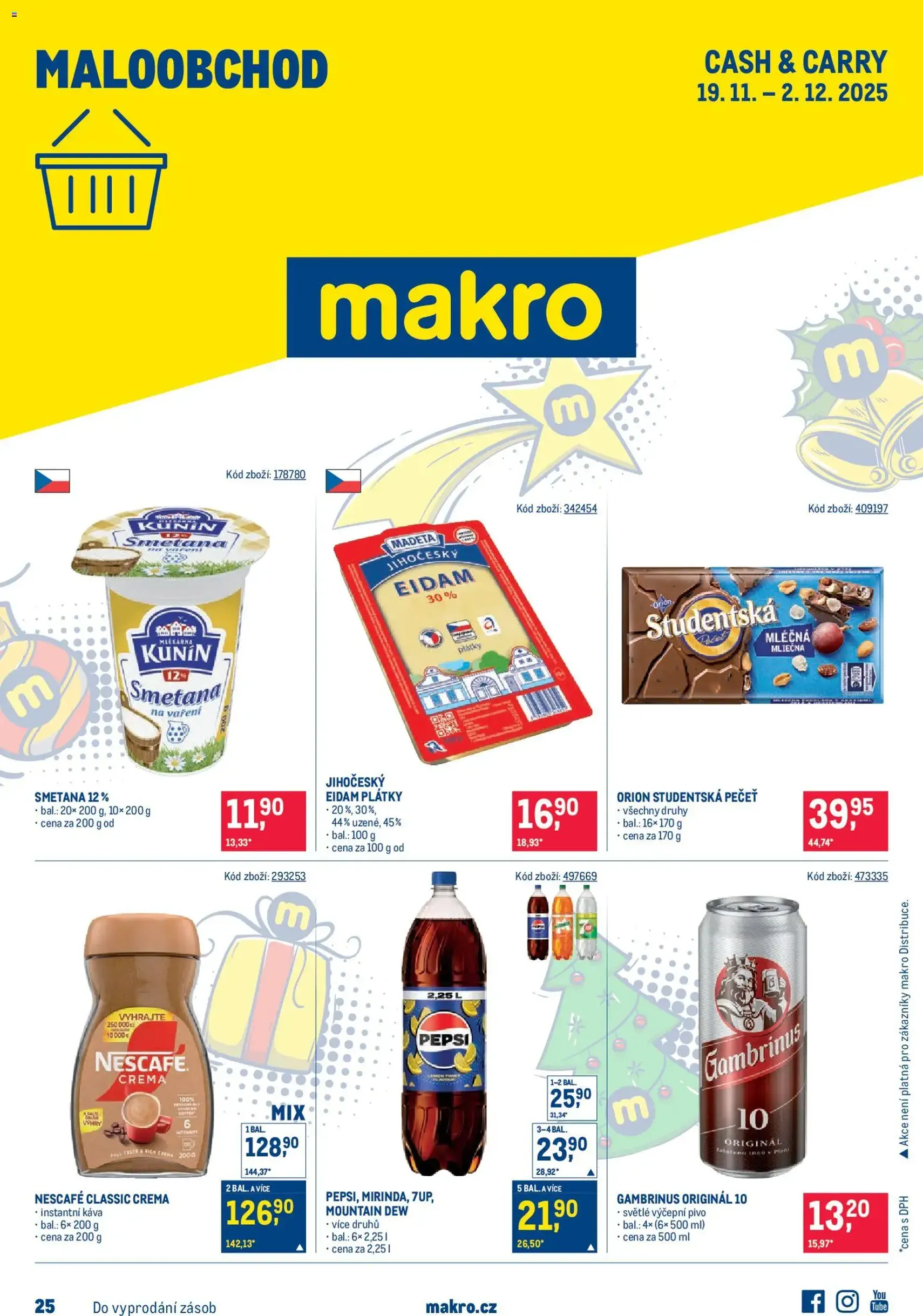 Makro leták - Maloobchod - platný leták od 19.11.2025 strana 1 z 18
