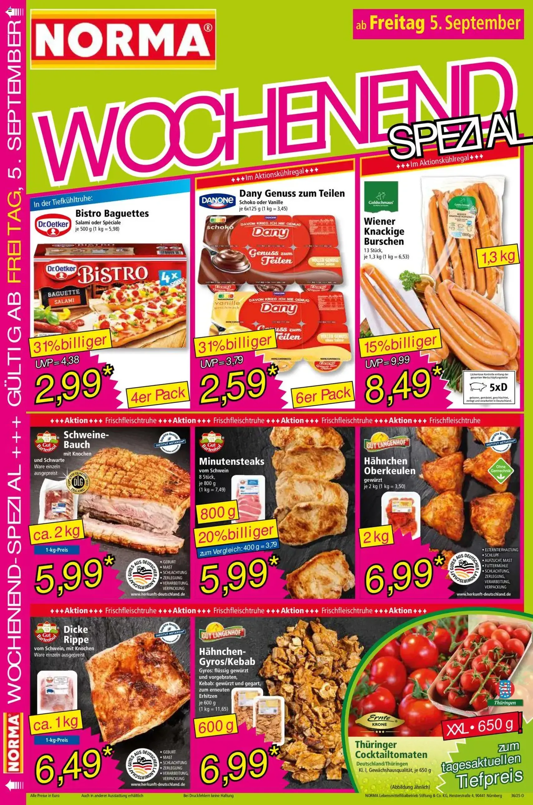 Norma Prospekt - Gültiger Prospekt ab 01.09.2025, Seite 16 von insgesamt 18 Norma Prospekt - Gültiger Prospekt ab 01.09.2025, Seite 16 von insgesamt 18