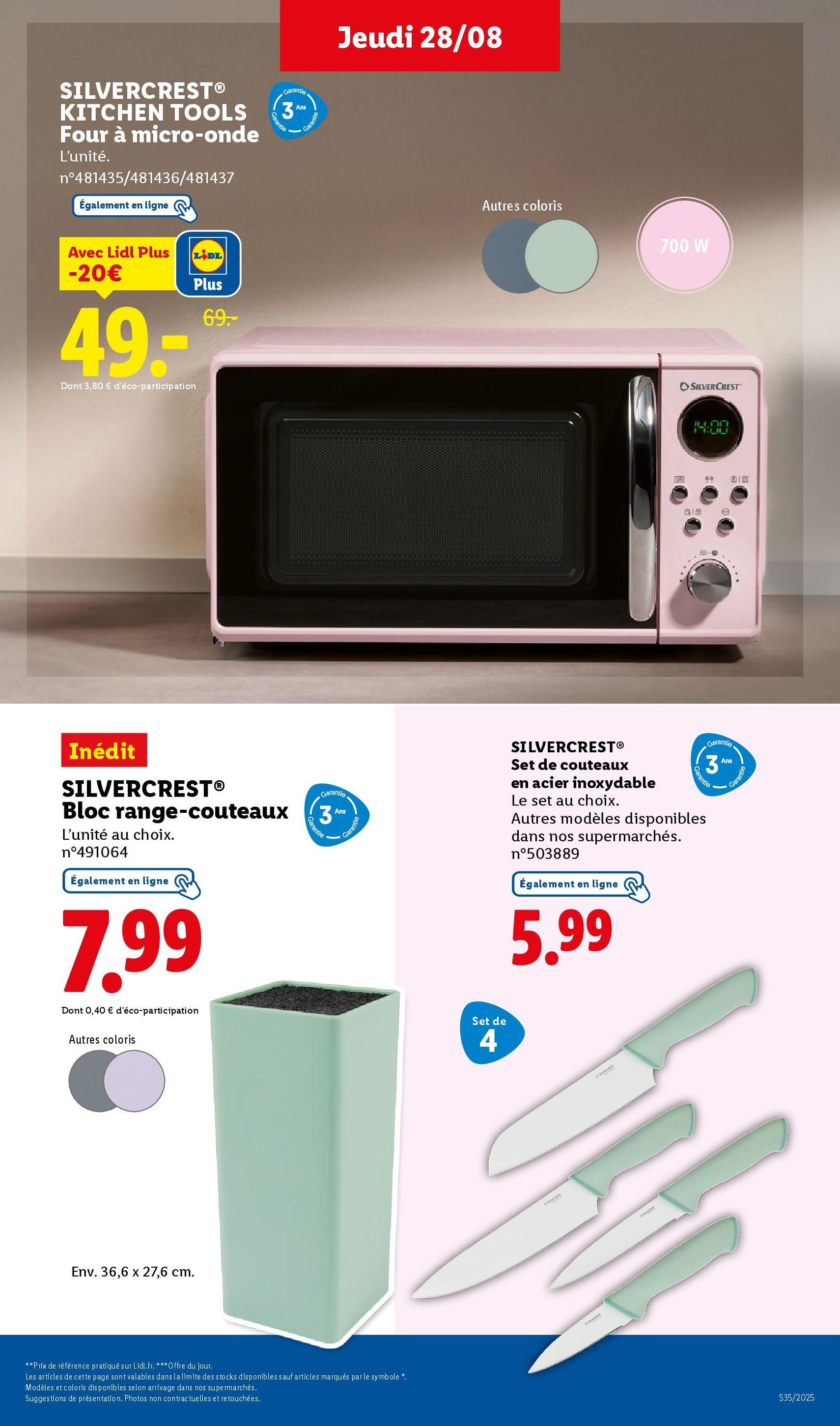 LIDL catalogue semaine 35 - brochure valable à partir du 28/08/2025, page 44 sur 73 LIDL catalogue semaine 35 - brochure valable à partir du 28/08/2025, page 44 sur 73