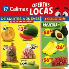 Vista previa del folleto Calimax - Folleto Martes a Jueves válido desde 12/08/2025