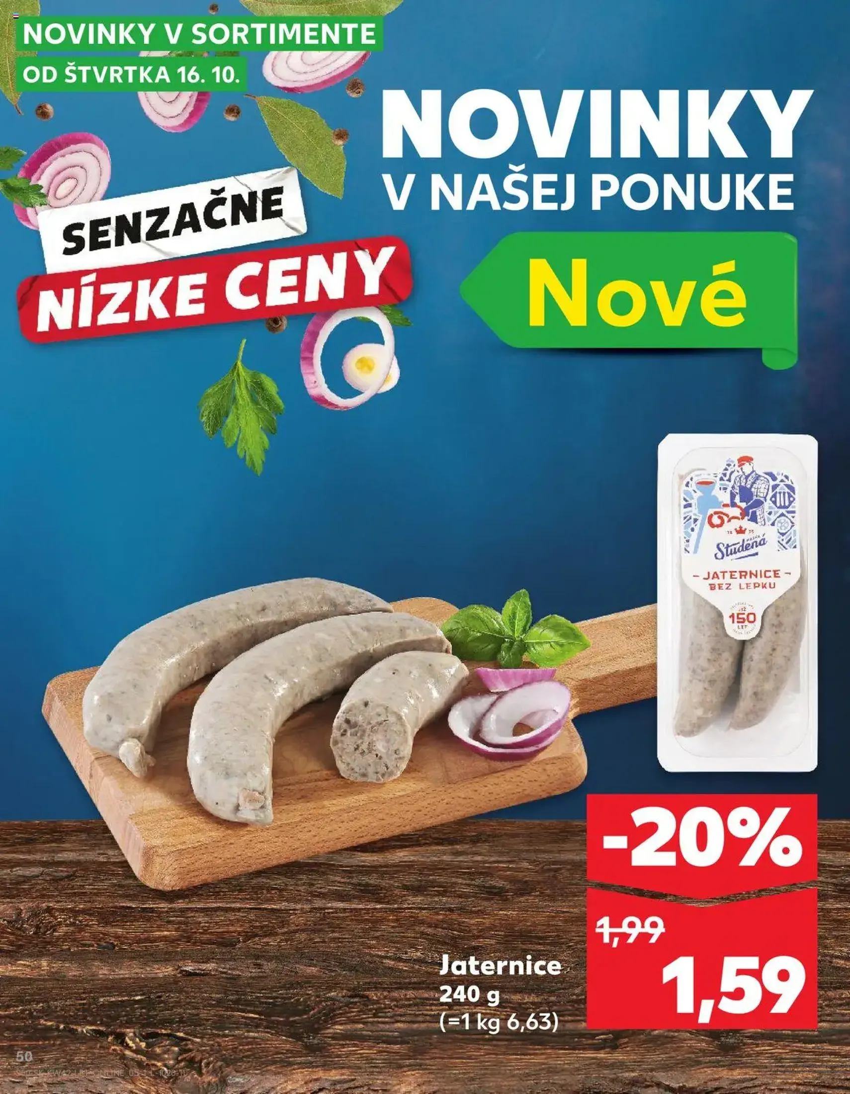 Kaufland Bratislava-Avion - platný leták od 16.10.2025 strana 50 z 78