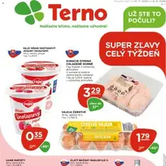 Terno leták - náhľad letáku platný od 31.07.2025