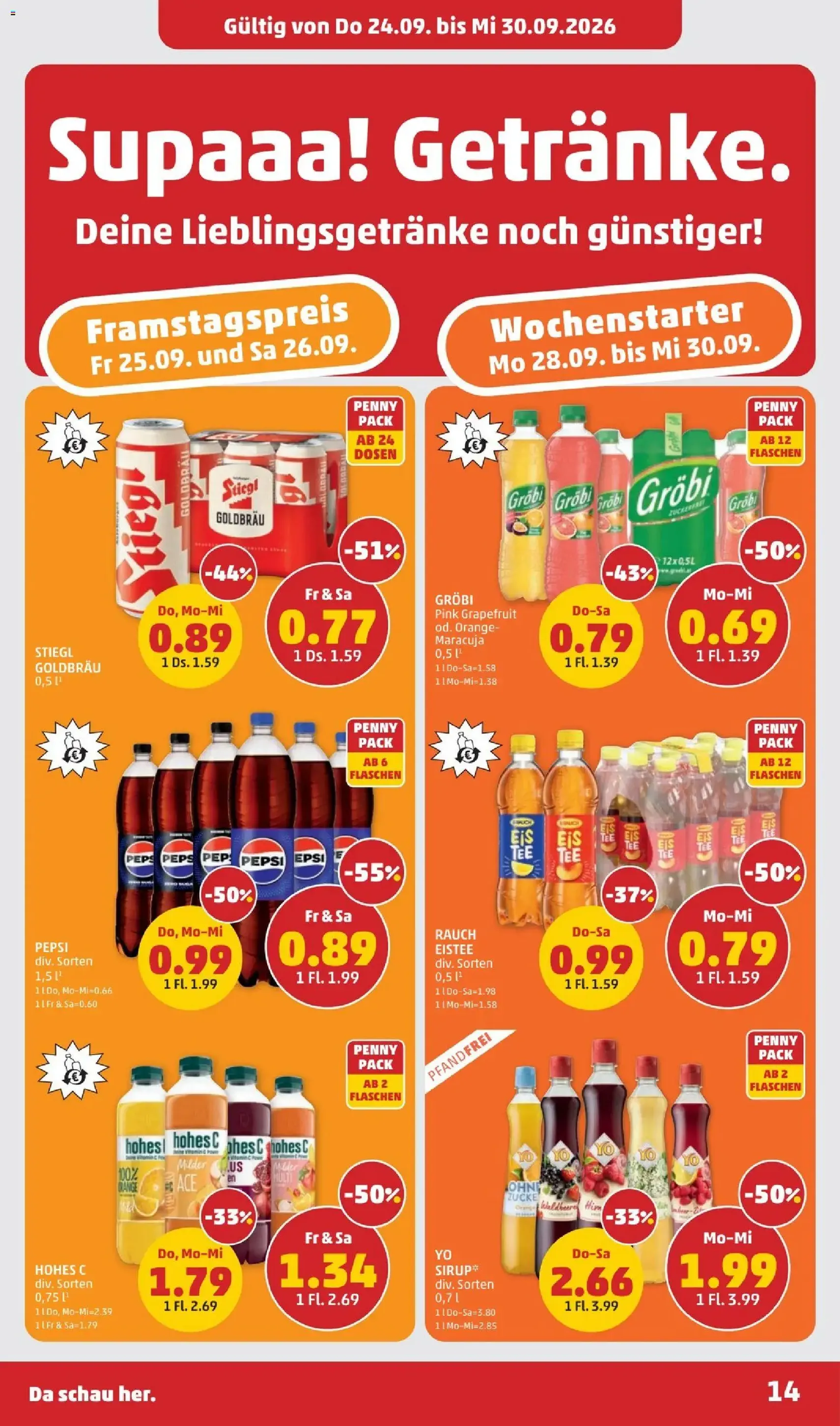 Penny Markt - Flugblatt - Gültiger Prospekt ab 24.09.2026, Seite 14 von insgesamt 28