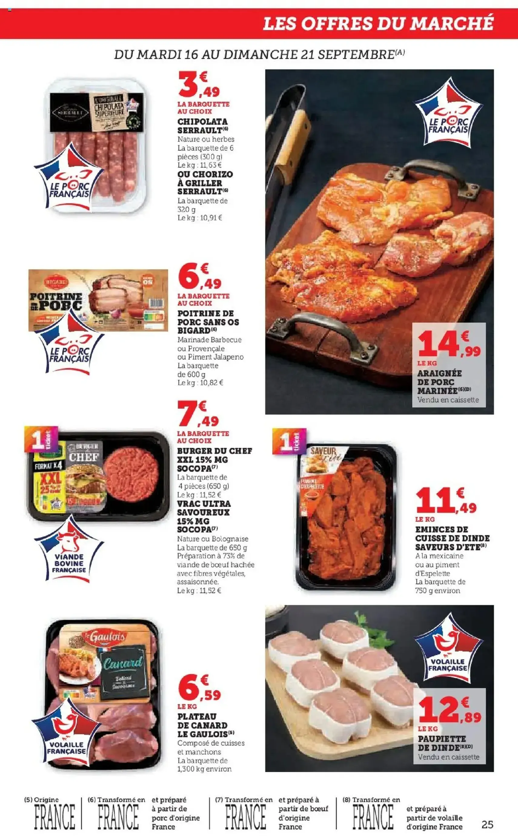 U Express catalogue 50 ans Magasins U - brochure valable à partir du 16/09/2025, page 25 sur 32