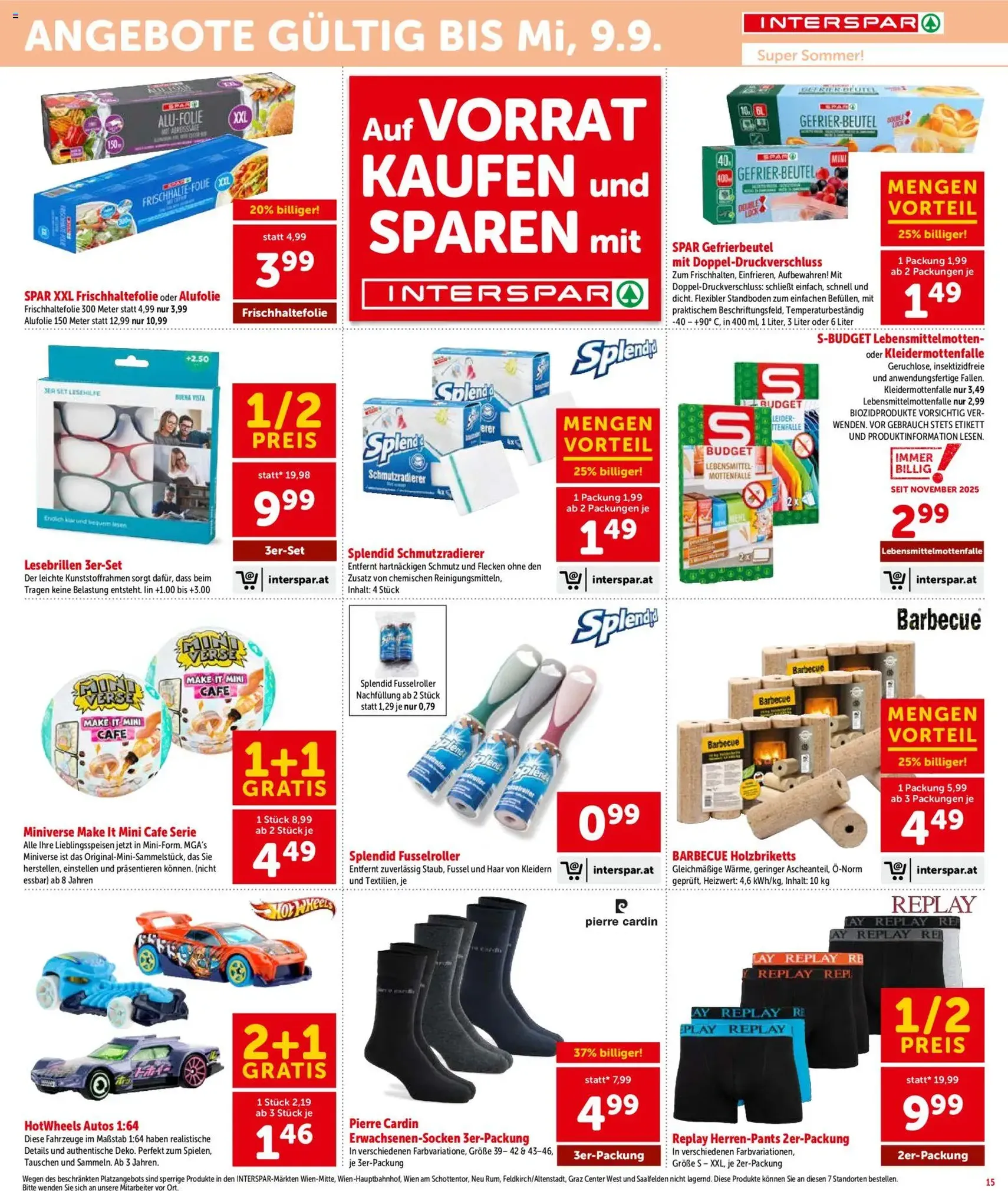 Interspar - Flugblatt - Gültiger Prospekt ab 20.08.2026, Seite 15 von insgesamt 16
