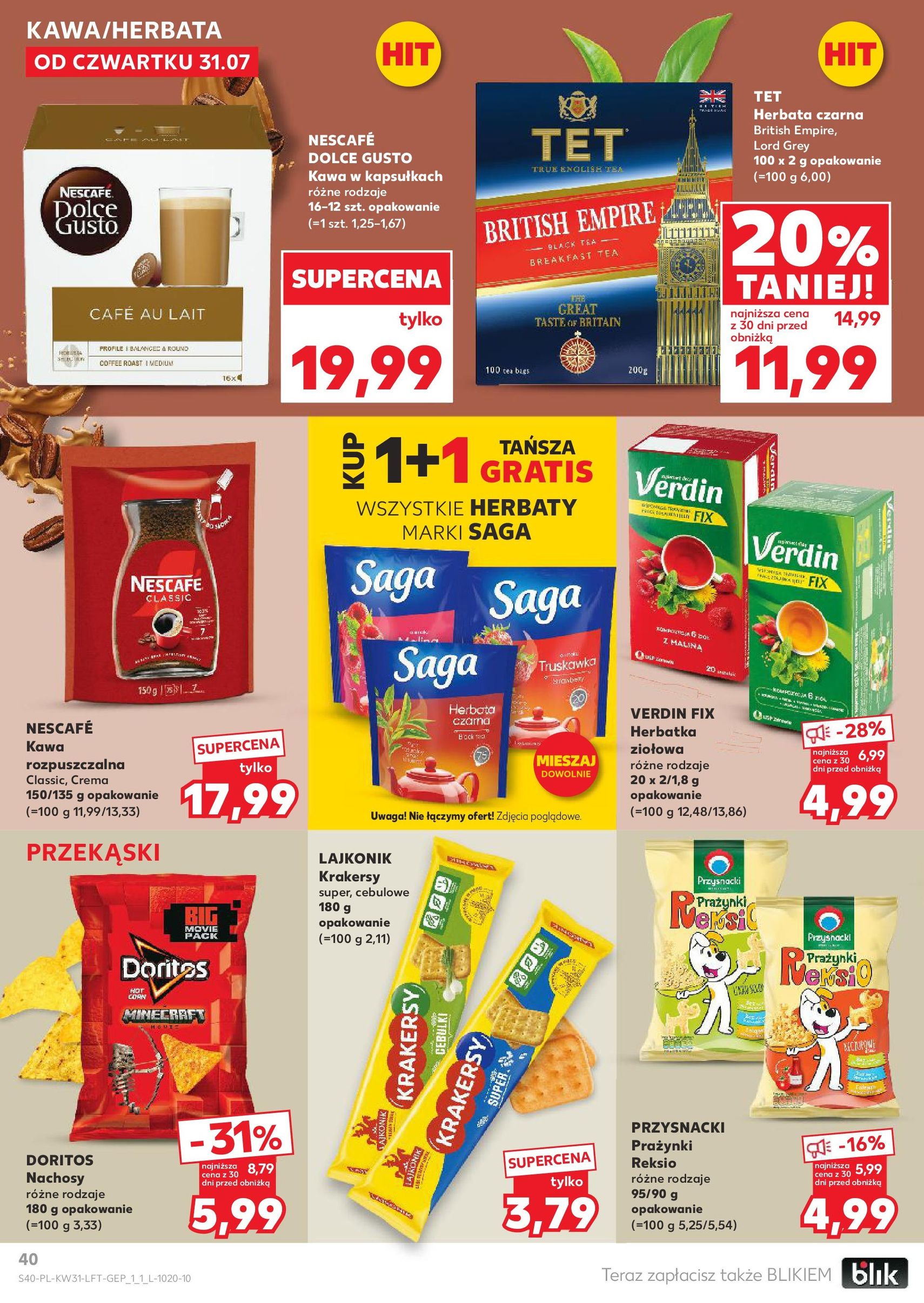 Kaufland gazetka - ważny gazetka od 31.07.2025 strona 40 z 54 Kaufland gazetka - ważny gazetka od 31.07.2025 strona 40 z 54