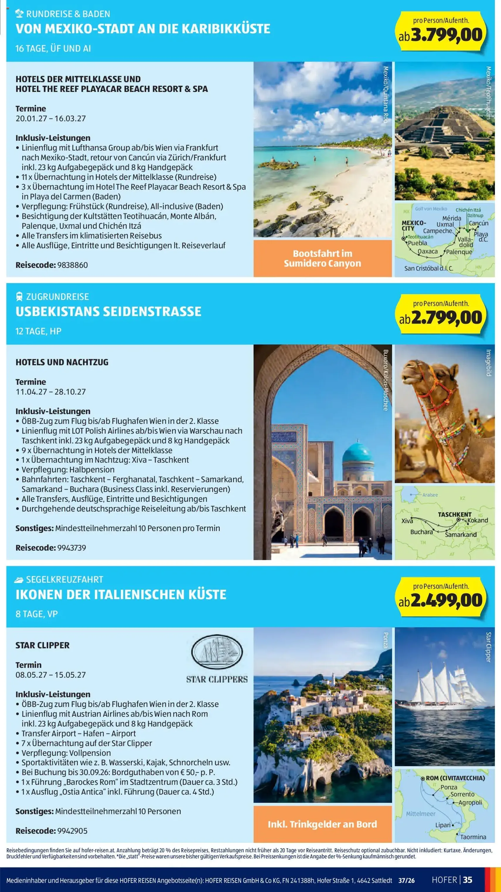Hofer Flugblatt - Gültiger Prospekt ab 04.09.2026, Seite 43 von insgesamt 44