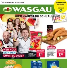 Wasgau Prospekt - Prospekt Vorschau gültig ab 21.07.2025