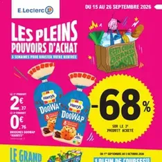 E.Leclerc catalogue - Prévisualisation du catalogue valable à partir du 15/09/2026