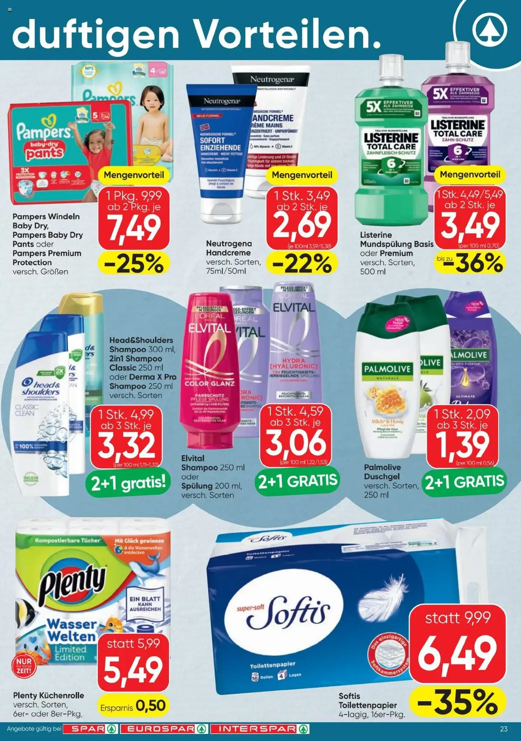 Spar Flugblatt - Gültiger Prospekt ab 09.10.2025, Seite 23 von insgesamt 24