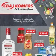 CBA Komfos leták - náhľad letáku platný od 23.01.2026