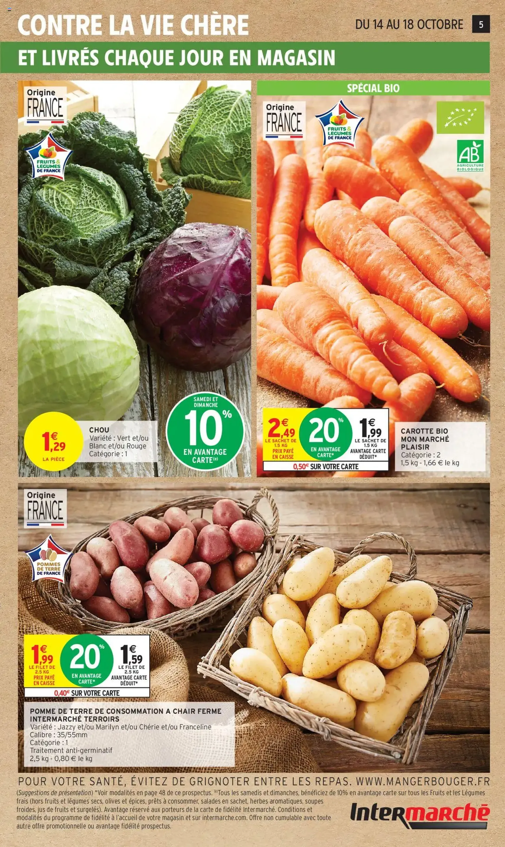 Intermarché catalogue semaine 42 - brochure valable à partir du 14/10/2025, page 5 sur 52