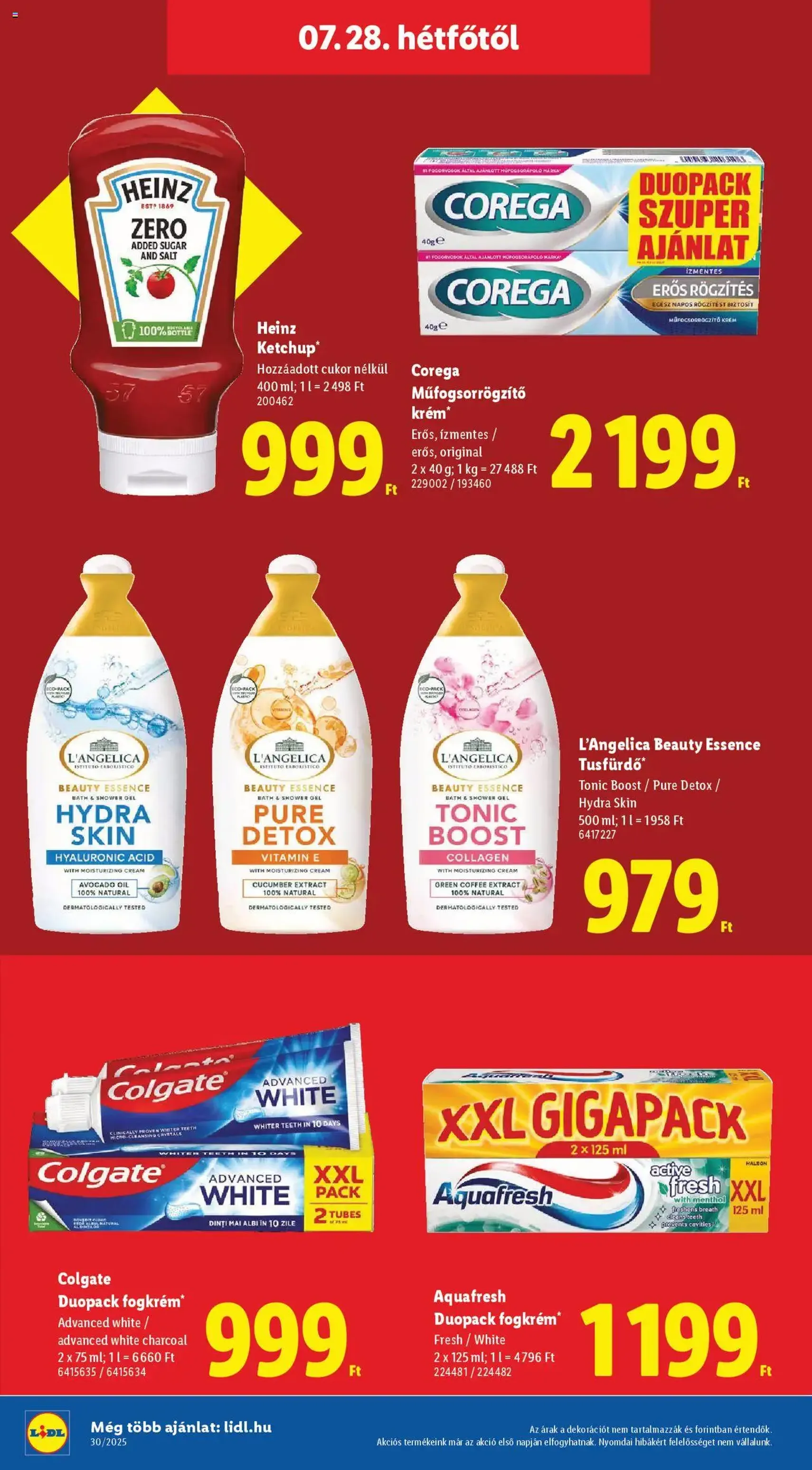 Lidl Akciós újság - 2025.07.24. érvényes szórólap 60 oldal 62 oldalból Lidl Akciós újság - 2025.07.24. érvényes szórólap 60 oldal 62 oldalból