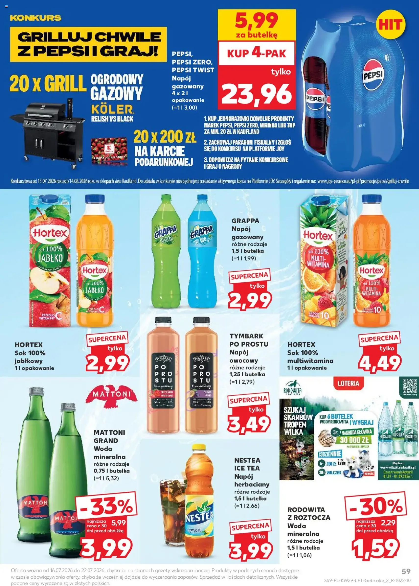 Kaufland gazetka - ważny gazetka od 16.07.2026 strona 59 z 70