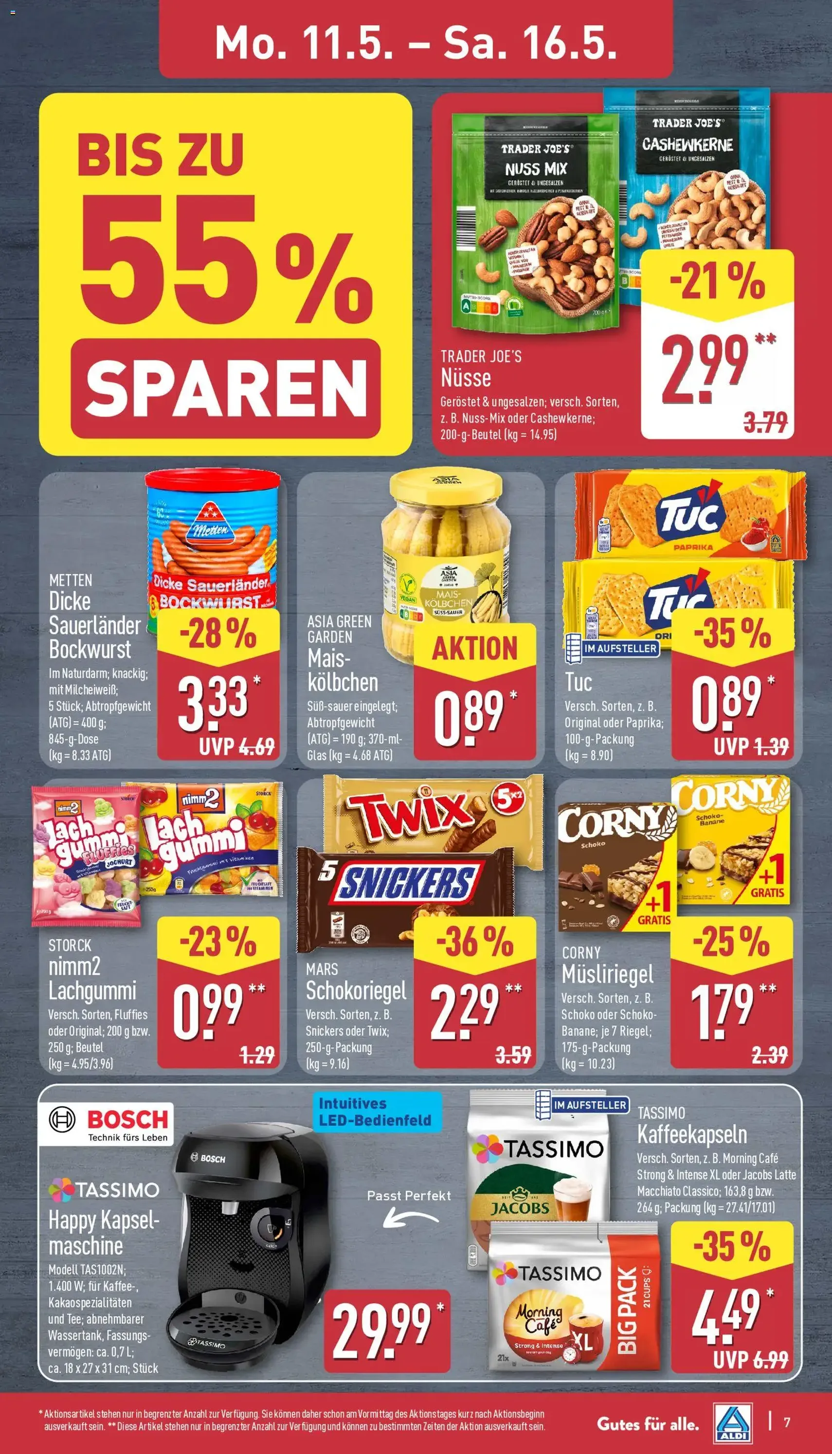 Aldi Prospekt - Gültiger Prospekt ab 11.05.2026, Seite 7 von insgesamt 43