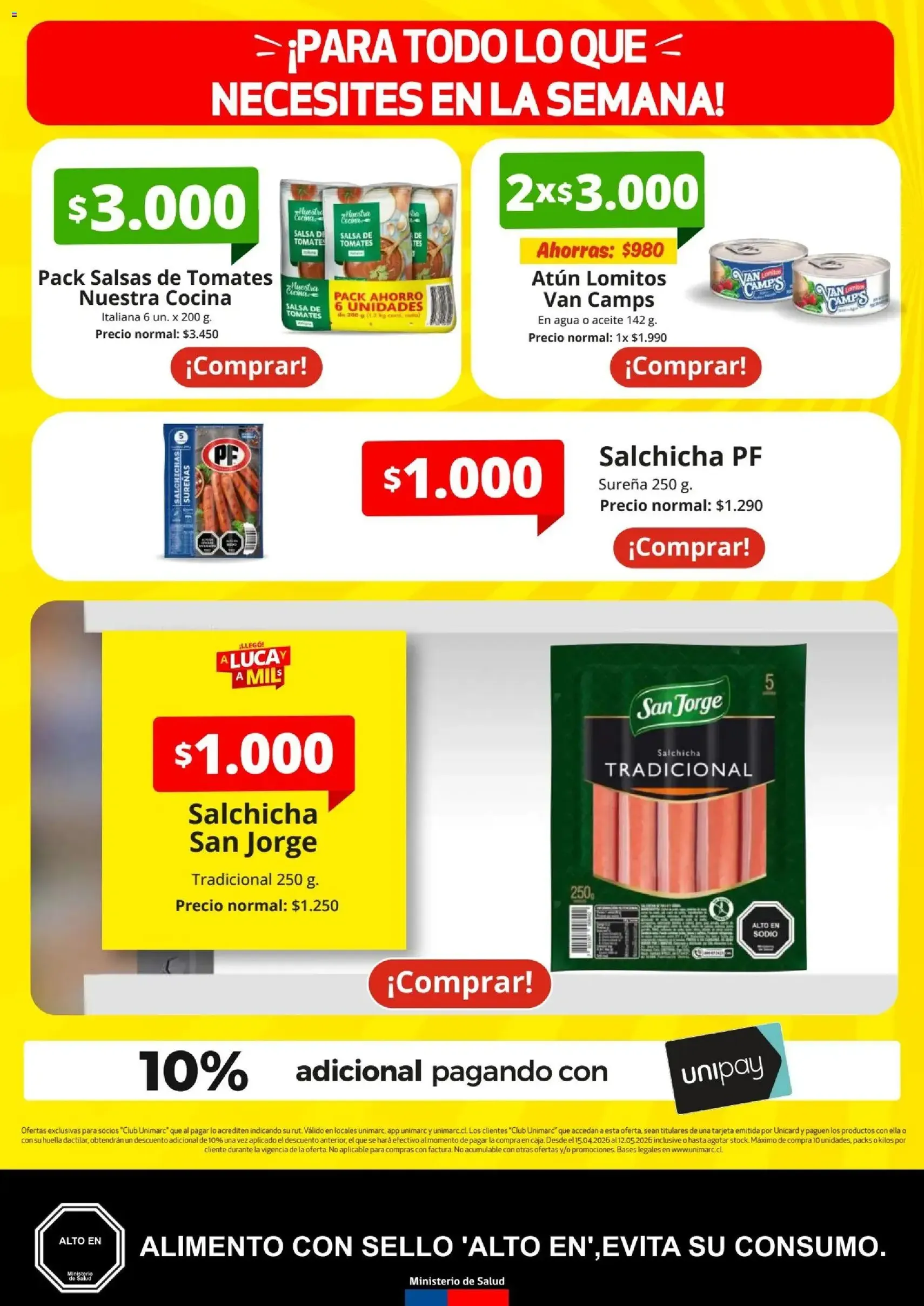 Unimarc Ofertas - folleto válido desde 14.04.2026 página 14 de 18