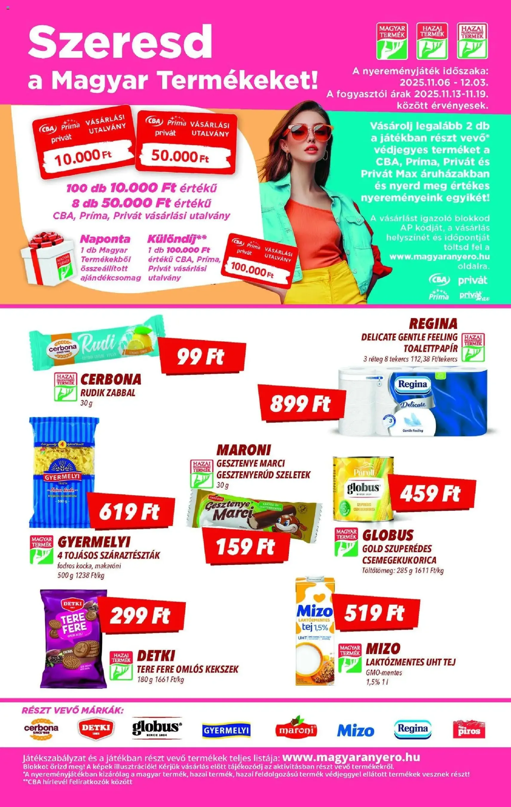 CBA Akciós újság - 2025.11.13. érvényes szórólap 4 oldal 12 oldalból