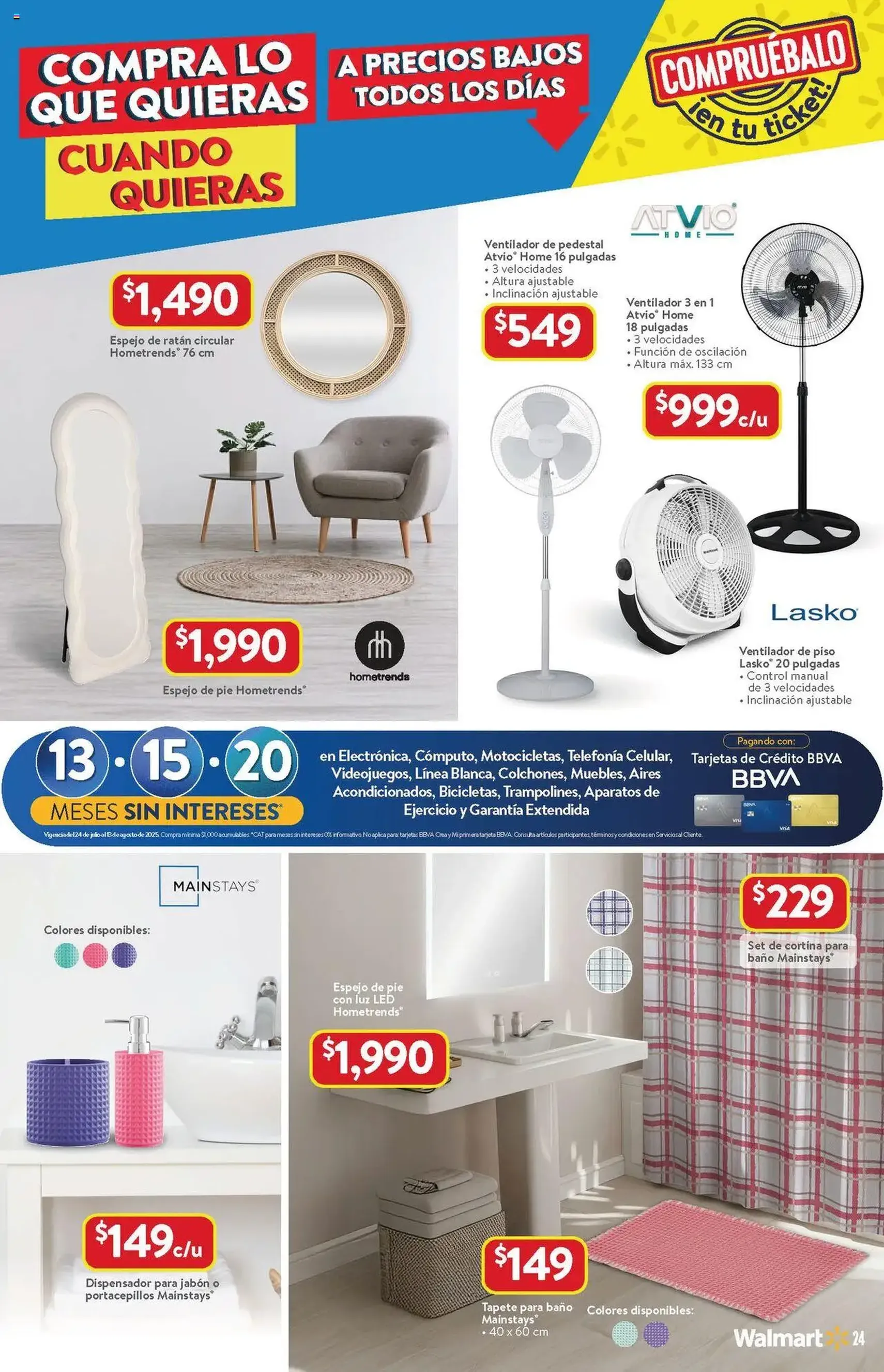 Walmart catálogo Verano - folleto válido desde 24/07/2025 página 24 de 28 Walmart catálogo Verano - folleto válido desde 24/07/2025 página 24 de 28