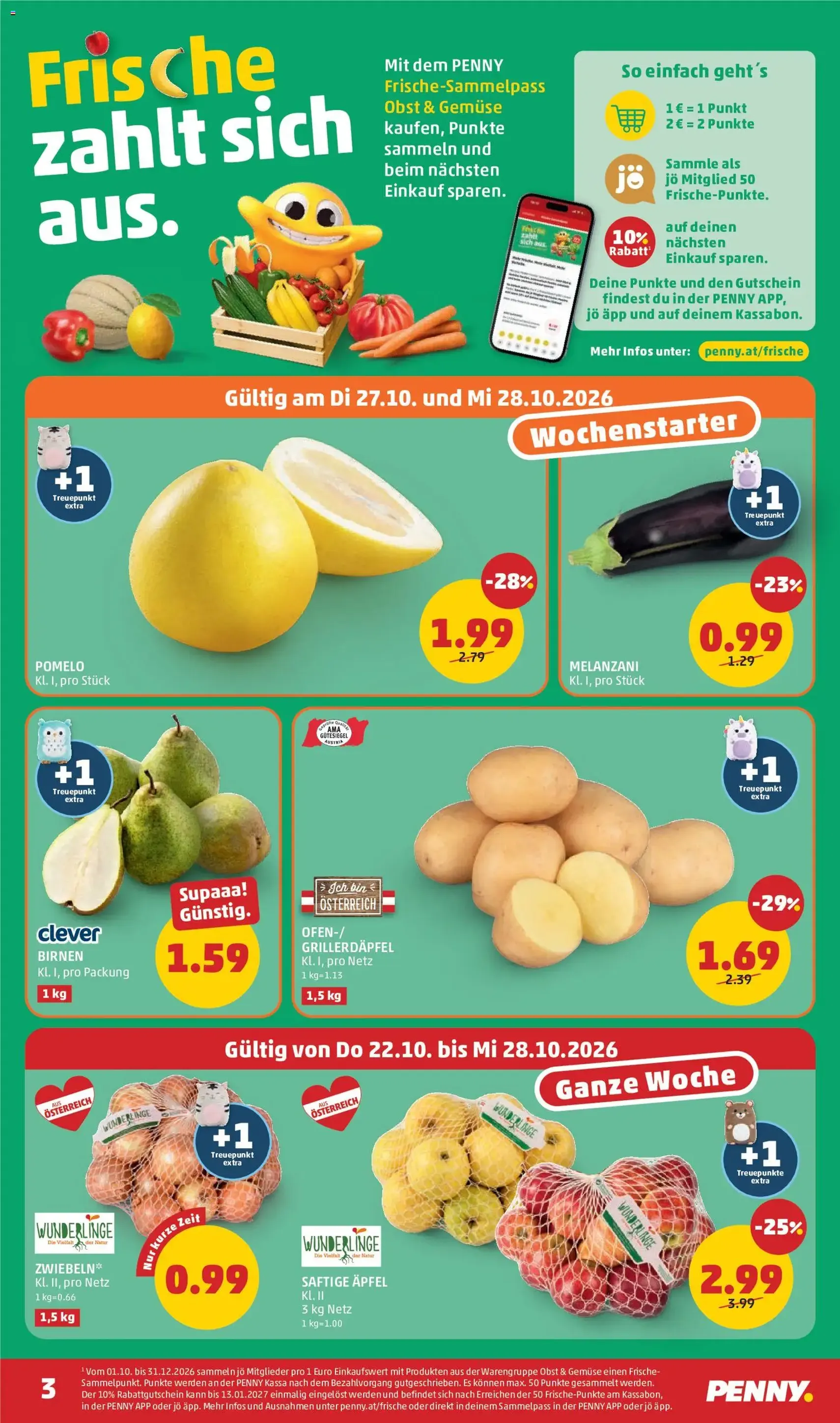 Penny Markt Flugblatt - Gültiger Prospekt ab 22.10.2026, Seite 3 von insgesamt 32