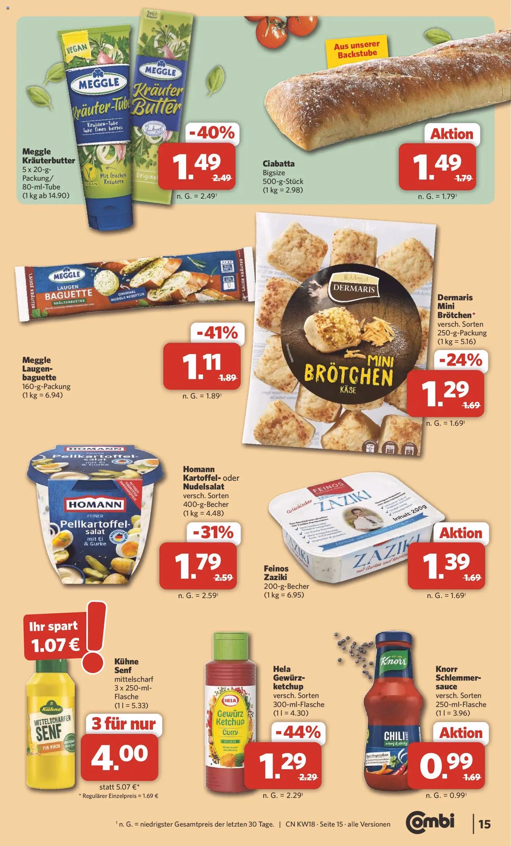 Combi Prospekt - Gültiger Prospekt ab 27.04.2026, Seite 15 von insgesamt 37