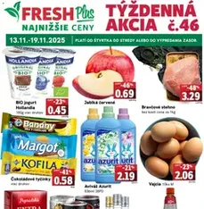 Fresh leták - náhľad letáku platný od 13.11.2025