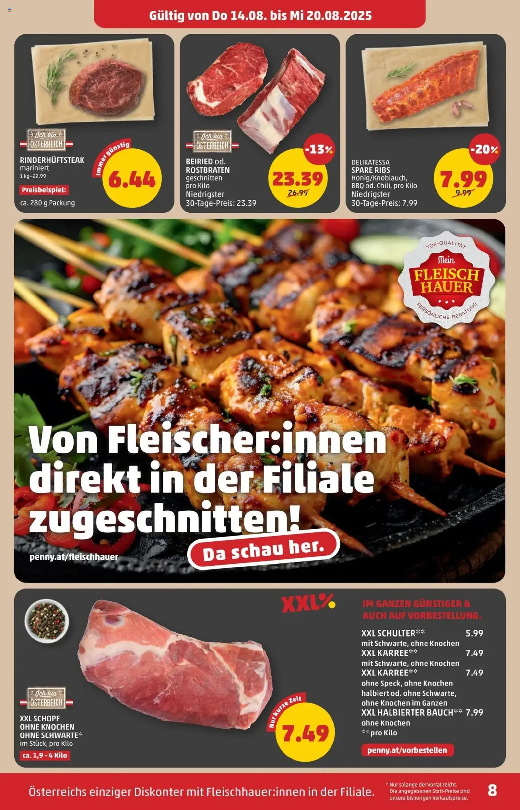 Penny Markt Flugblatt - Gültiger Prospekt ab 14.08.2025, Seite 8 von insgesamt 28 Penny Markt Flugblatt - Gültiger Prospekt ab 14.08.2025, Seite 8 von insgesamt 28