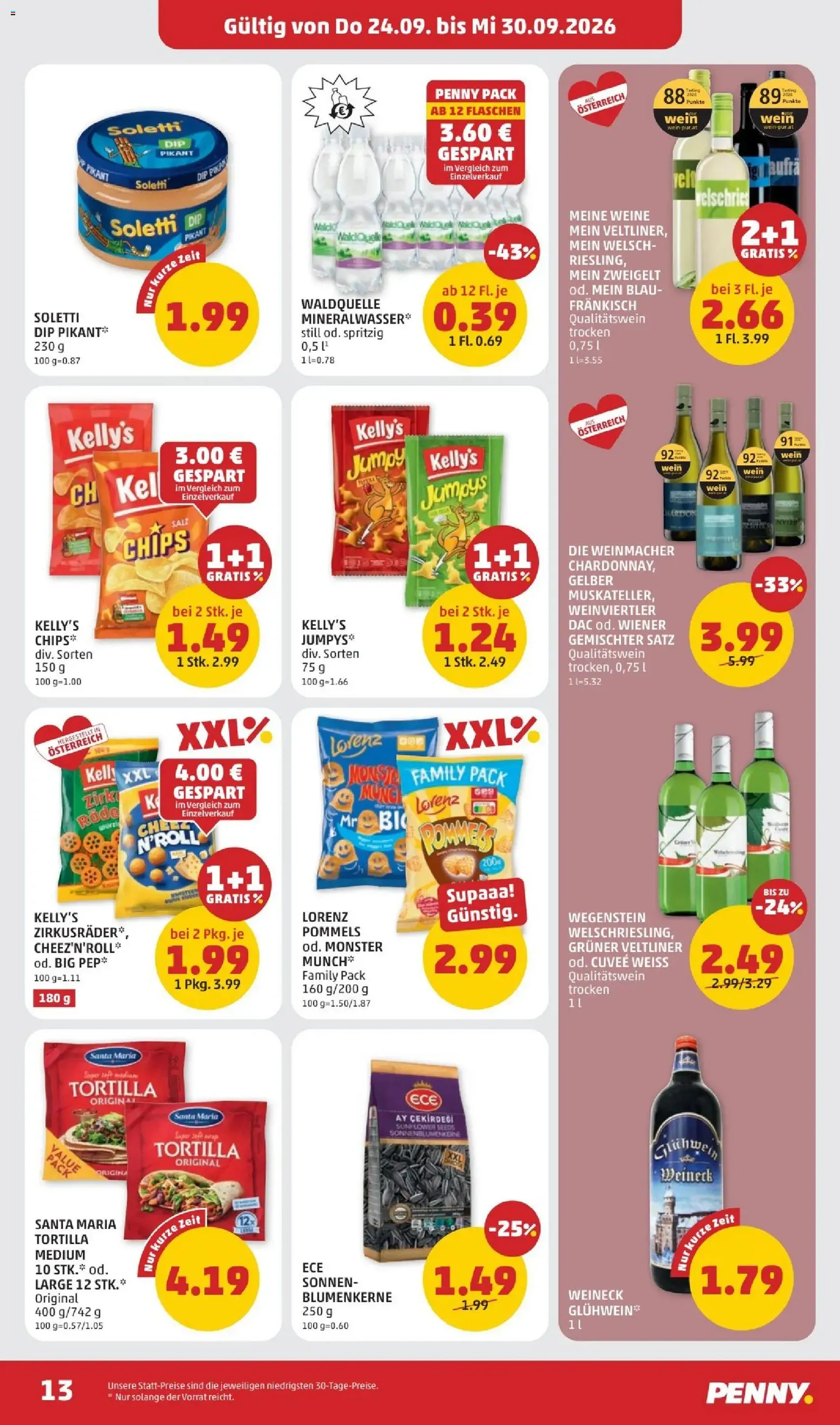 Penny Markt - Flugblatt - Gültiger Prospekt ab 24.09.2026, Seite 13 von insgesamt 28