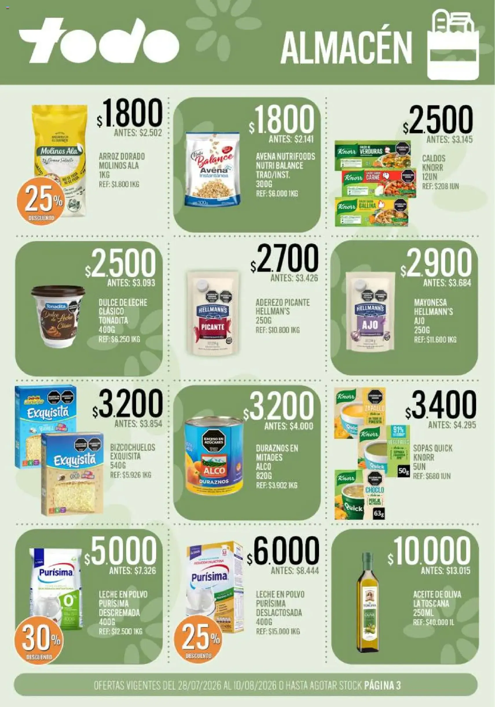 Supermercados TODO Ofertas - folleto válido desde 28/07/2026 página 3 de 24