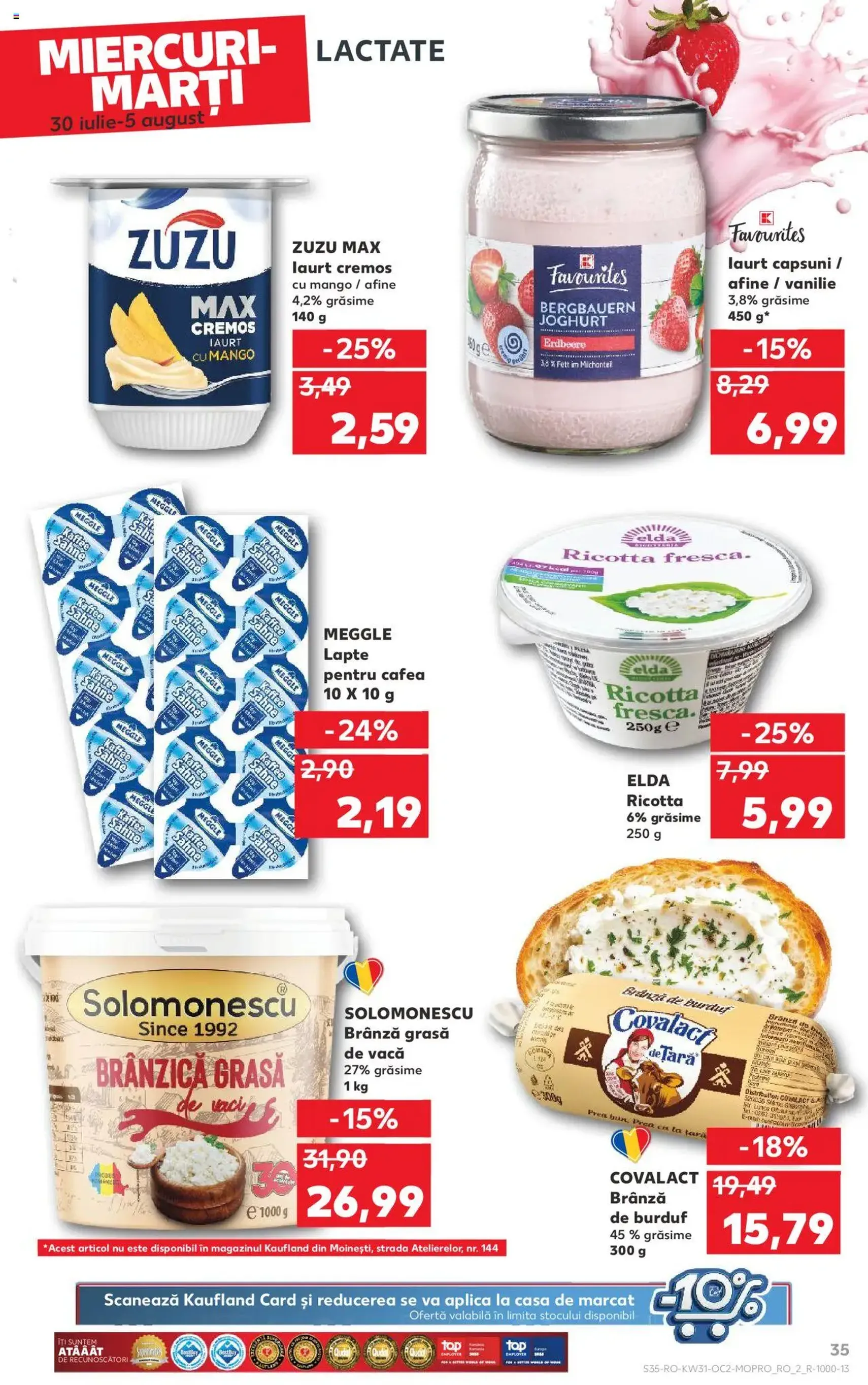 Kaufland RO - București - 2025.07.30. érvényes szórólap 35 oldal 68 oldalból Kaufland RO - București - 2025.07.30. érvényes szórólap 35 oldal 68 oldalból