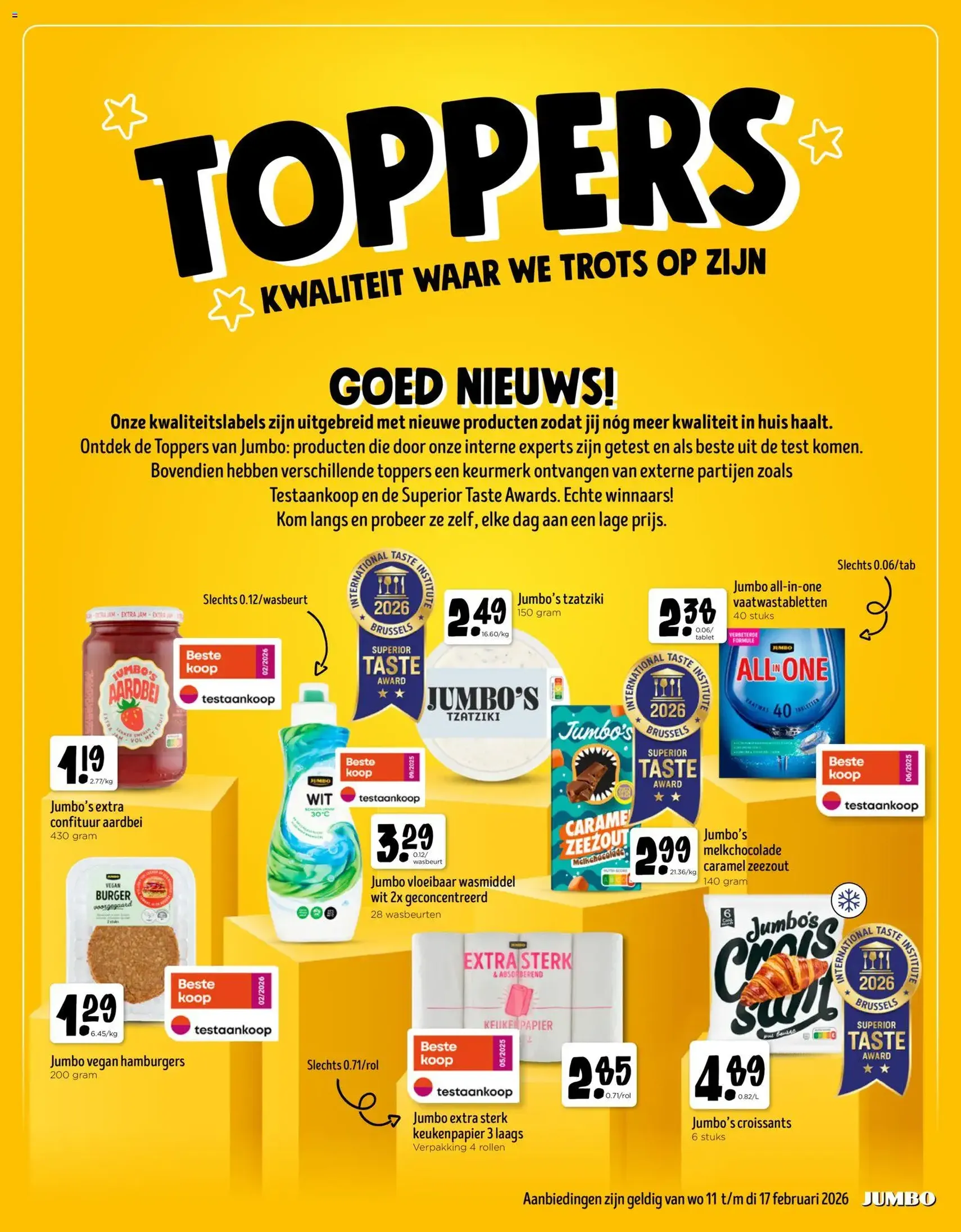 JUMBO folder / publicité - geldige folder vanaf 11/02/2026 pagina 13 van 16