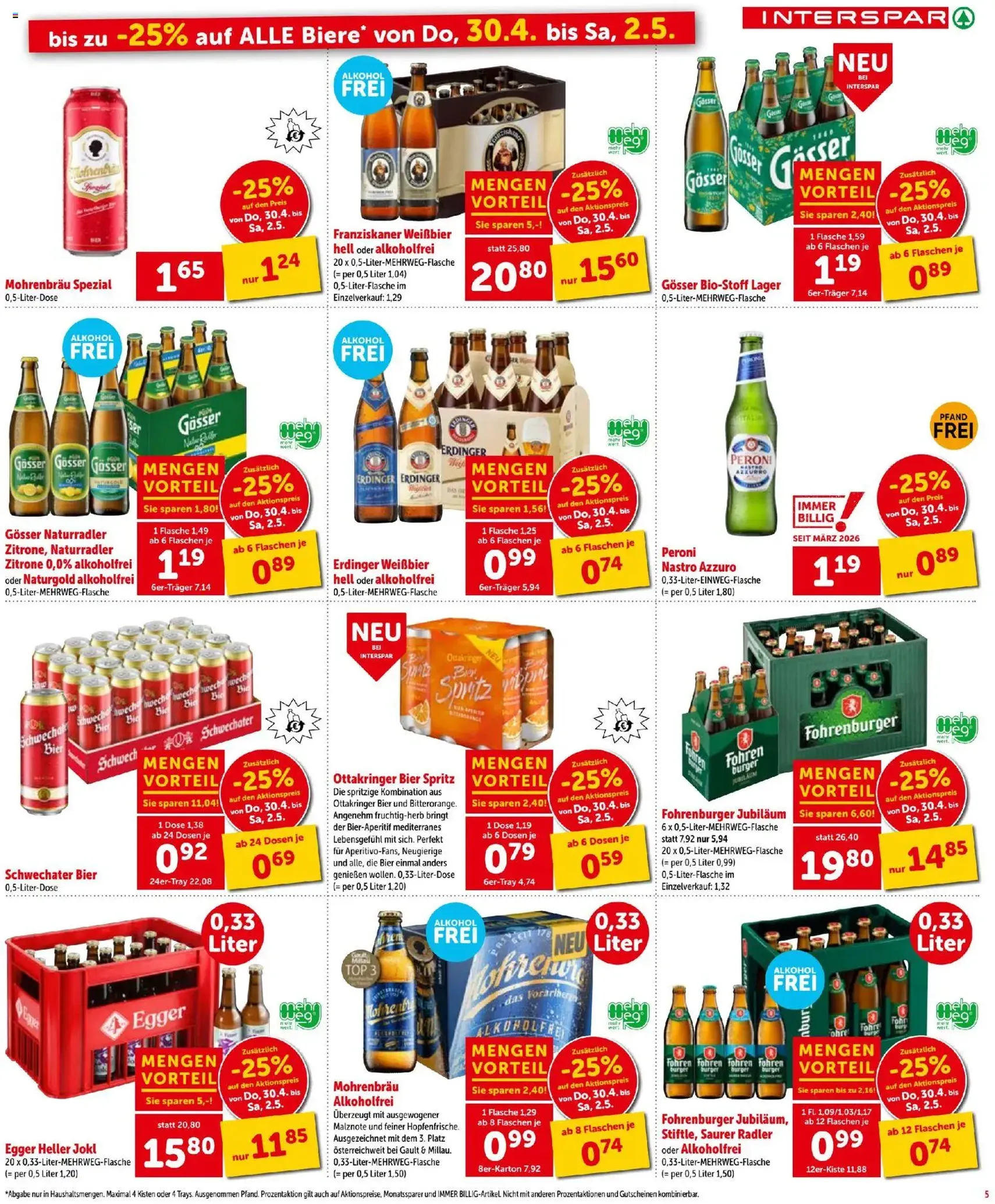 Interspar - Flugblatt - Gültiger Prospekt ab 30.04.2026, Seite 5 von insgesamt 16