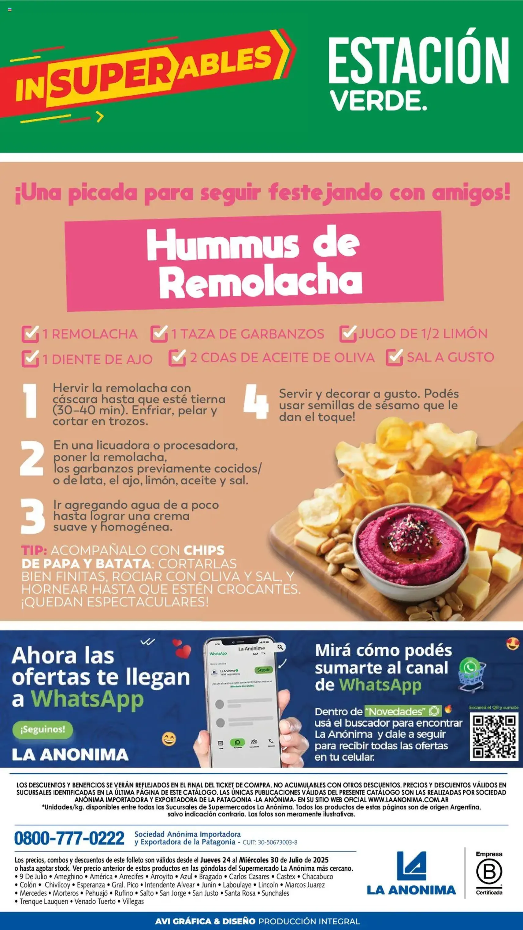 La Anonima catálogo - folleto válido desde 24/07/2025 página 8 de 8