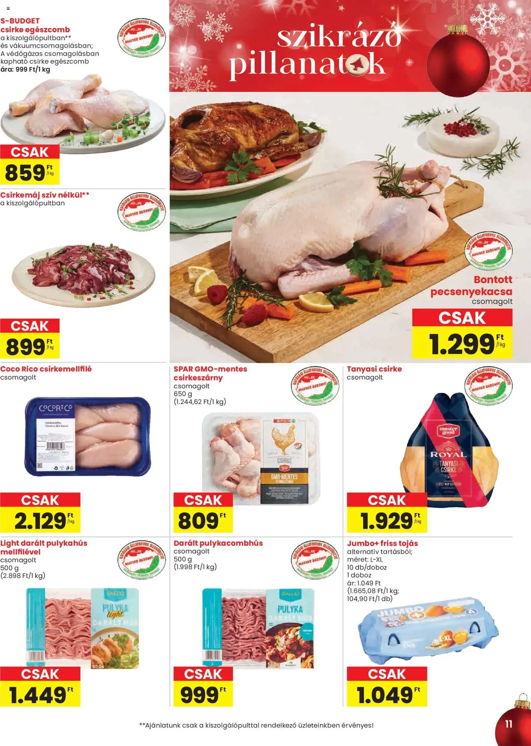 Spar Akciós újság - 2025.12.11. érvényes szórólap 11 oldal 28 oldalból