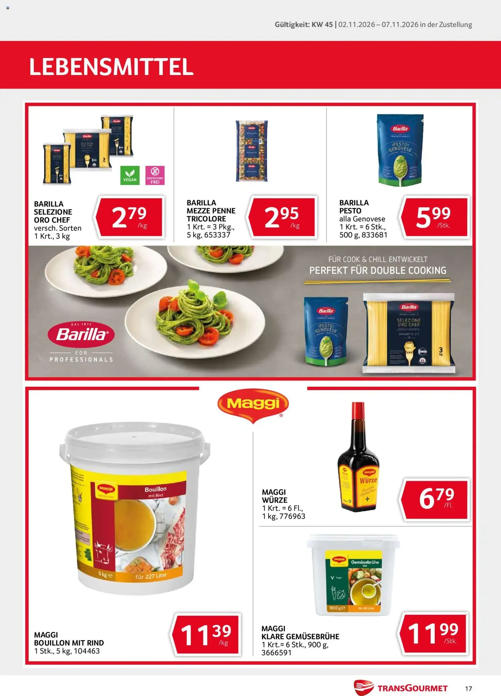 Transgourmet Flugblatt - Gültiger Prospekt ab 02.11.2026, Seite 17 von insgesamt 36