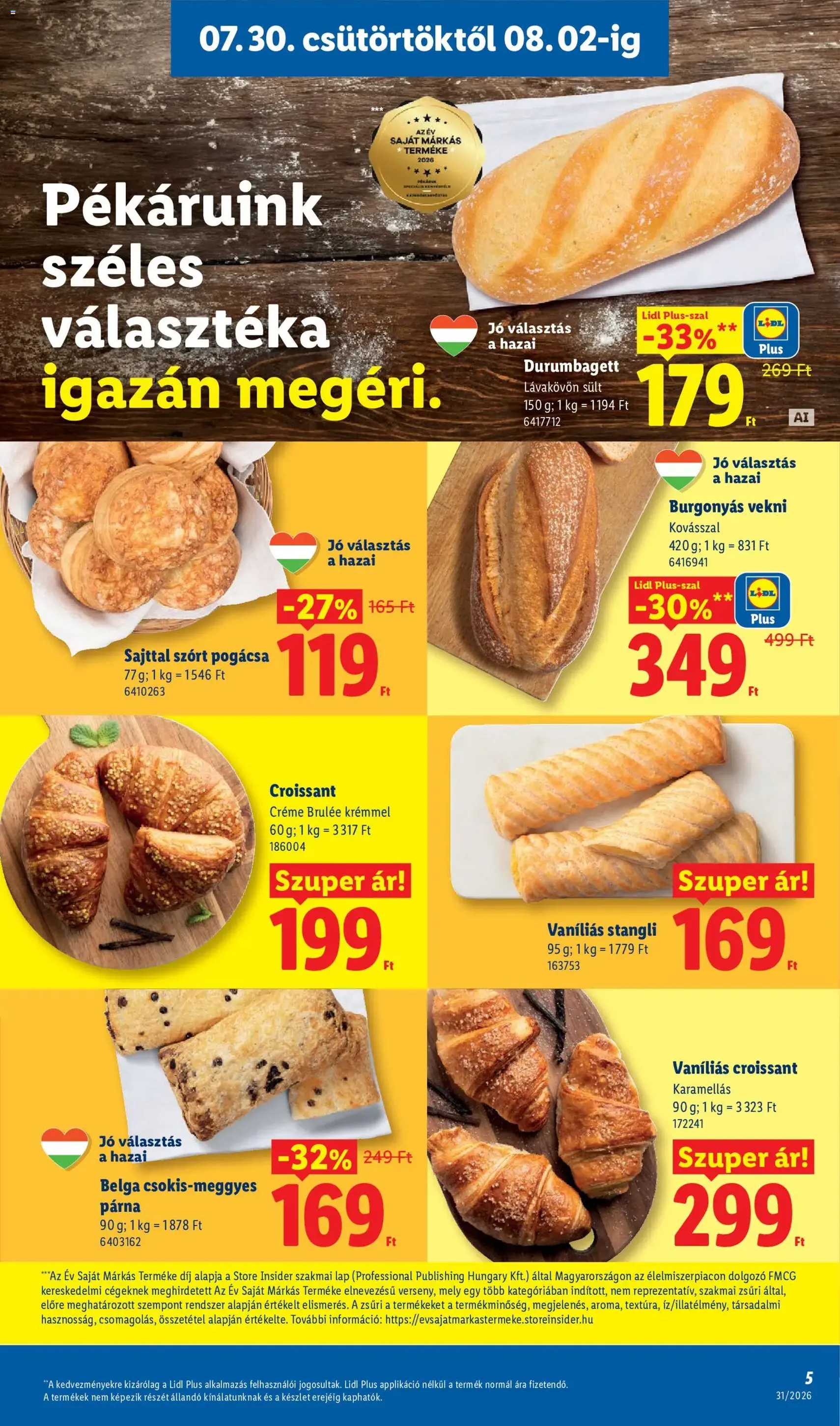 Lidl akciós újság - 2026.07.30. érvényes szórólap 5 oldal 58 oldalból
