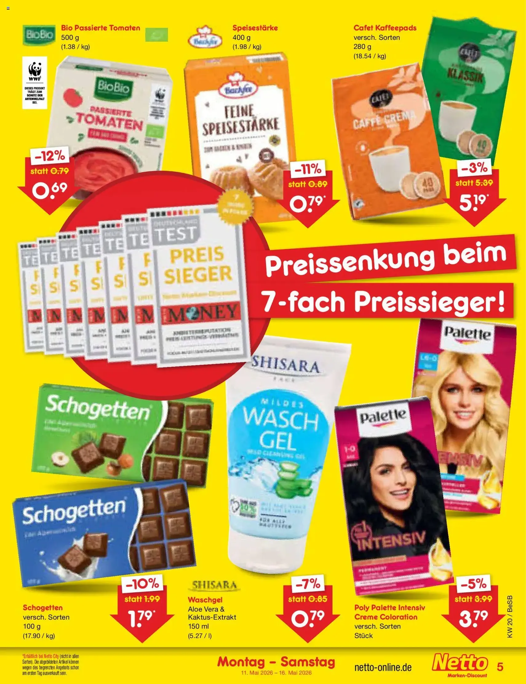 Netto Marken-Discount Prospekt - Gültiger Prospekt ab 11.05.2026, Seite 5 von insgesamt 65