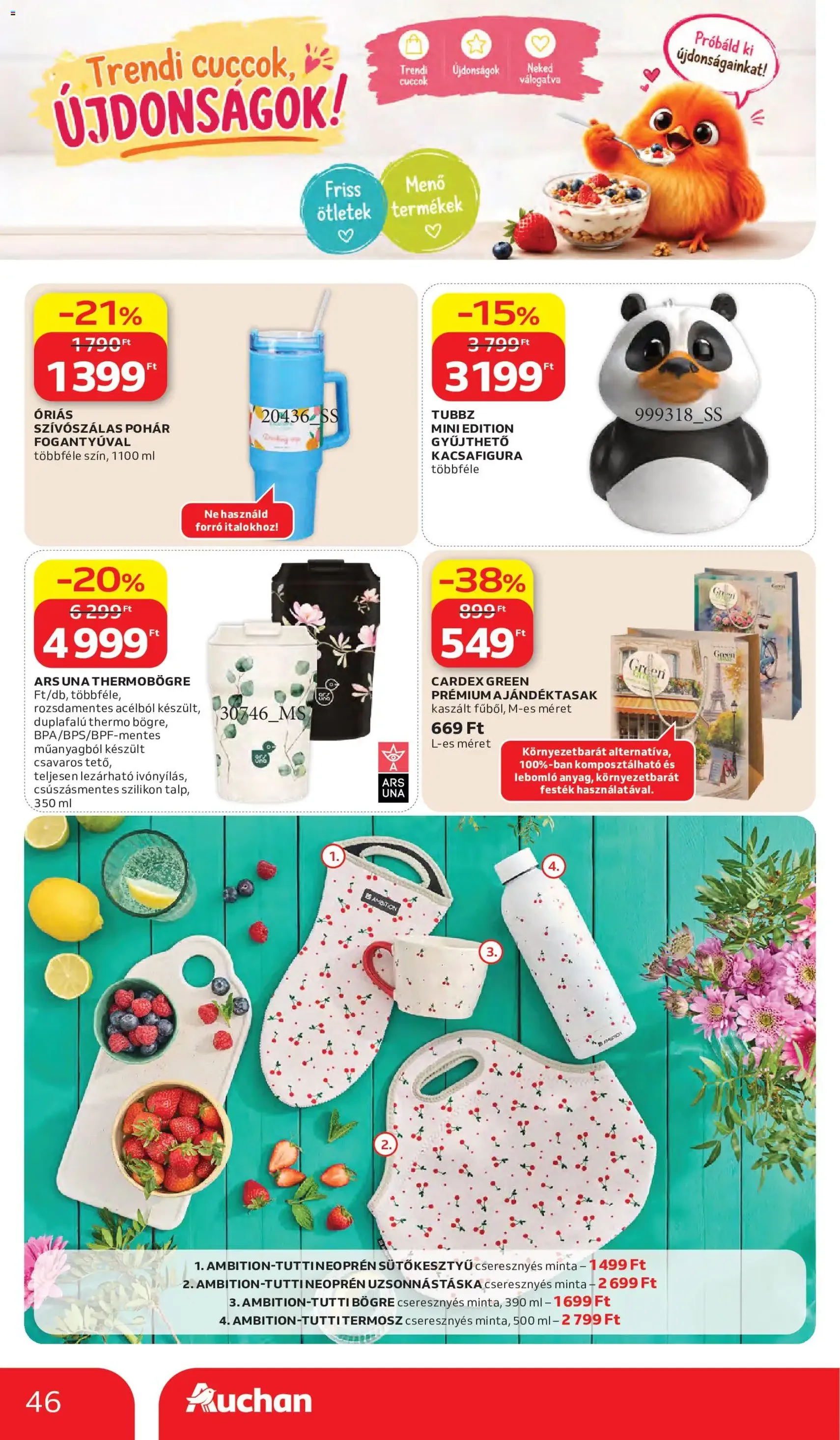 Auchan akciós újság - 2026.05.28. érvényes szórólap 46 oldal 58 oldalból